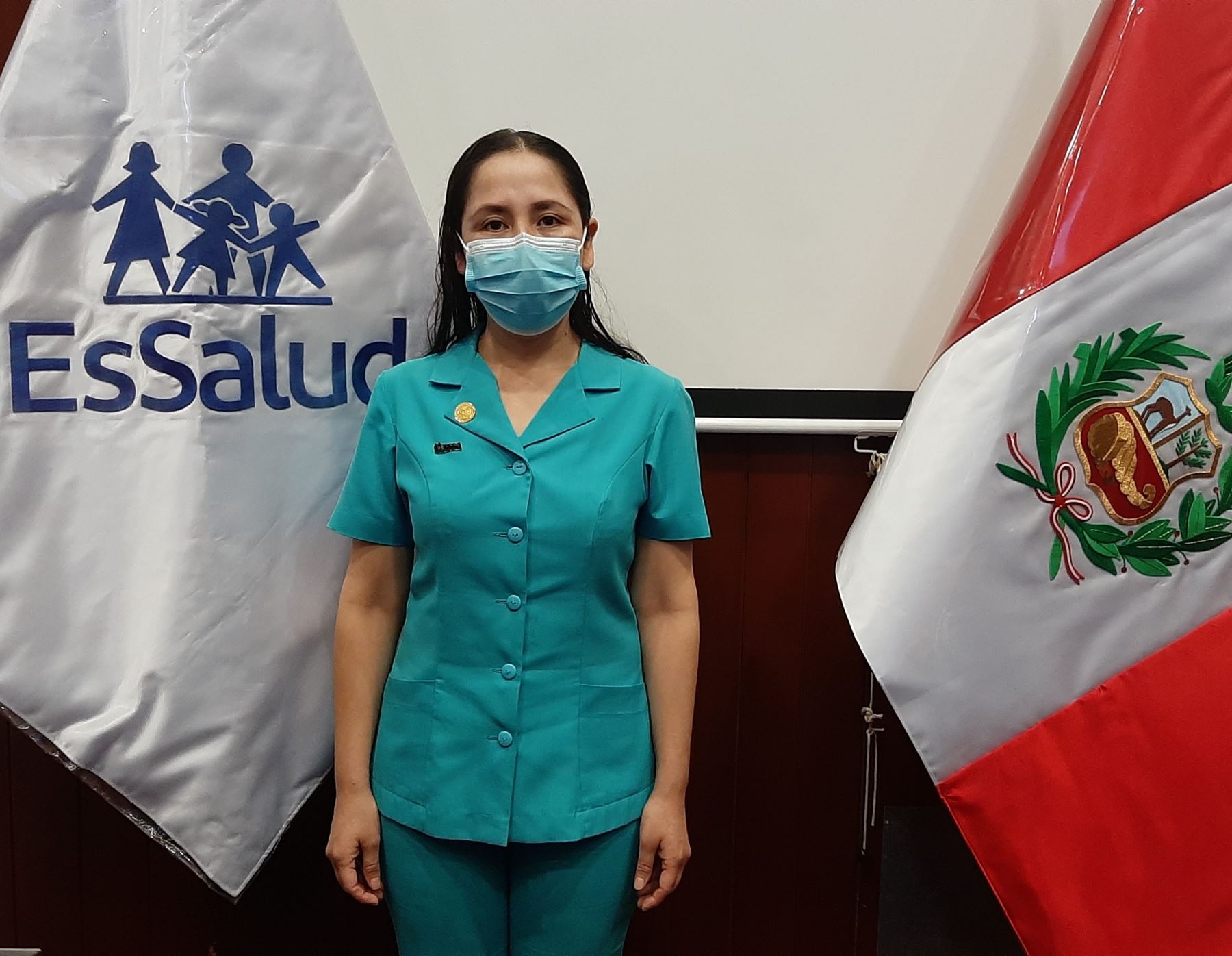 Ruth Monsefú es enfermera intensivista del Hospital Virgen de la Puerta de EsSalud. Ella esla abanderada de la lucha contra la pandemia de coronavirus (covid-19) en Trujillo.