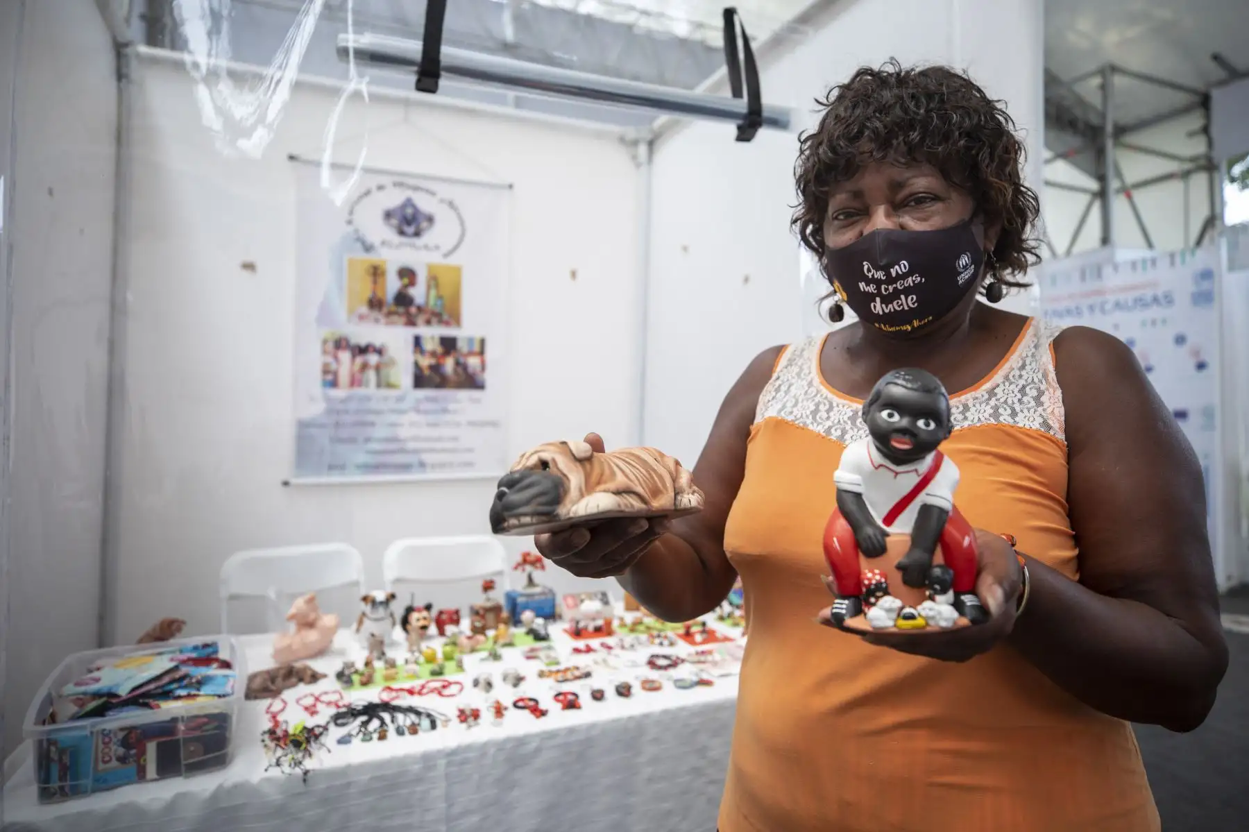 Con el término del periodo de cuarentena, vuelve la feria Panas y Causas, organizada por la Municipalidad de Lima y la Agencia de la ONU para los Refugiados (Acnur) en el club zonal Huáscar de Villa El Salvador, con todos los protocolos de bioseguridad. Foto: MML