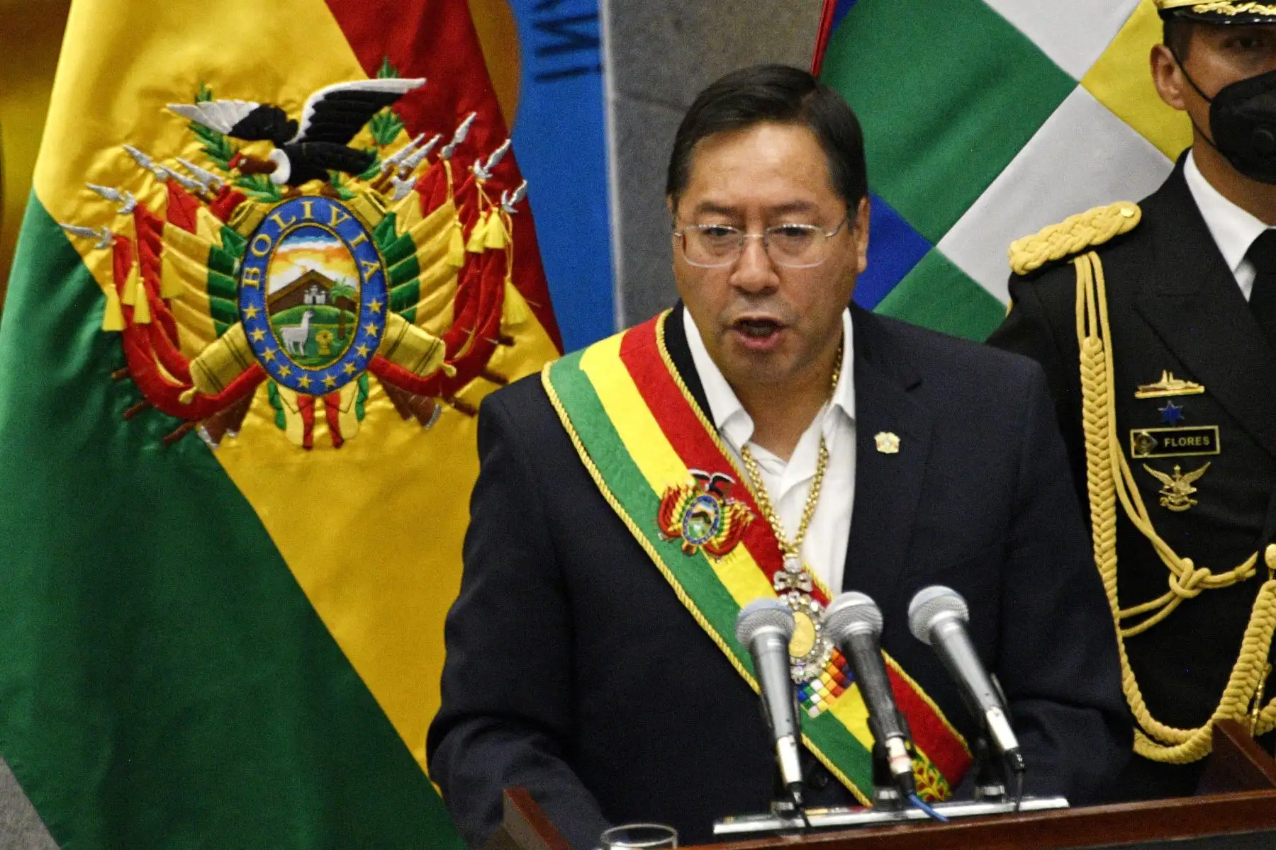 Áñez fue detenida el pasado sábado en el departamento amazónico de Beni y luego fue trasladada a La Paz bajo un fuerte resguardo policial. Foto: AFP