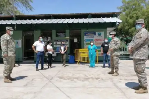 Equipos técnicos de la Dirección Regional de Salud (Diresa) Piura y del Ejército del Perú inspeccionaron los principales escenarios donde se continuará con el proceso de vacunación contra el covid-19 para dicha región.