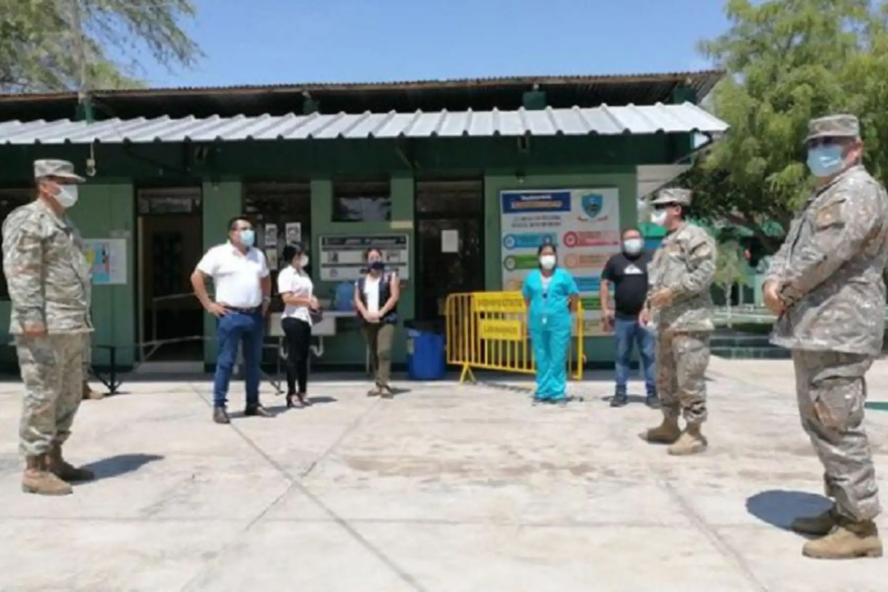 Equipos técnicos de la Dirección Regional de Salud (Diresa) Piura y del Ejército del Perú inspeccionaron los principales escenarios donde se continuará con el proceso de vacunación contra el covid-19 para dicha región.