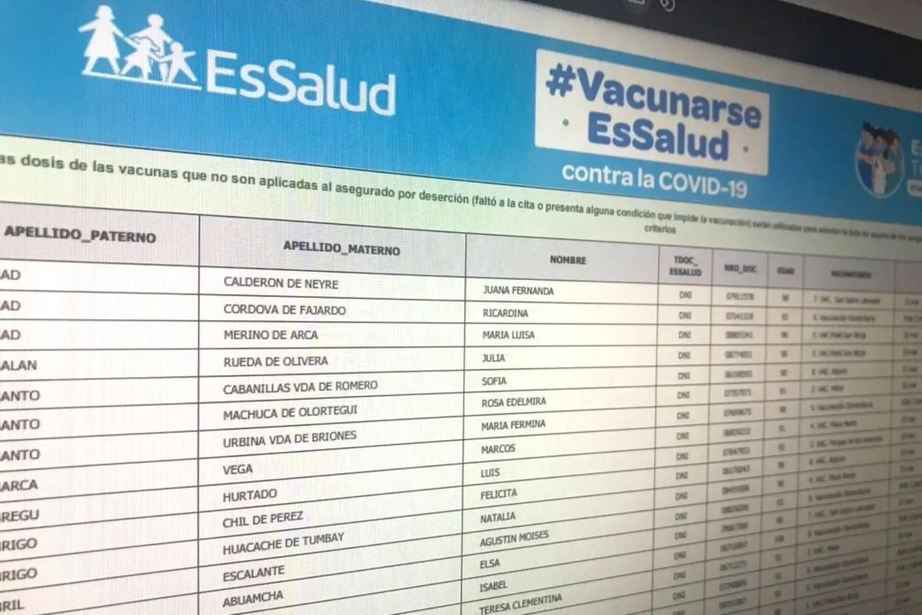 EsSalud: conoce aquí el padrón del tercer grupo de adultos mayores que serán vacunados. Foto: ANDINA