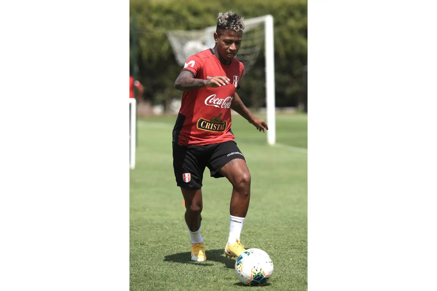 Futbolistas de la Selección Peruana continúan sus entrenamientos en la Videna. Foto: FPF