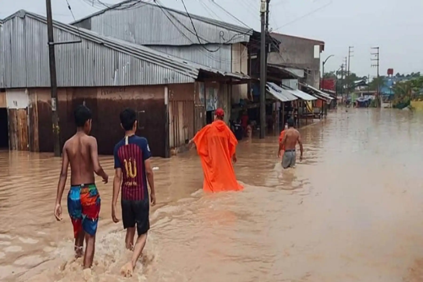 Ya se efectuaron las evaluaciones respectivas para el posterior apoyo a las familias damnificadas. La zona de Atahualpa fue la más afectada por la inundación.