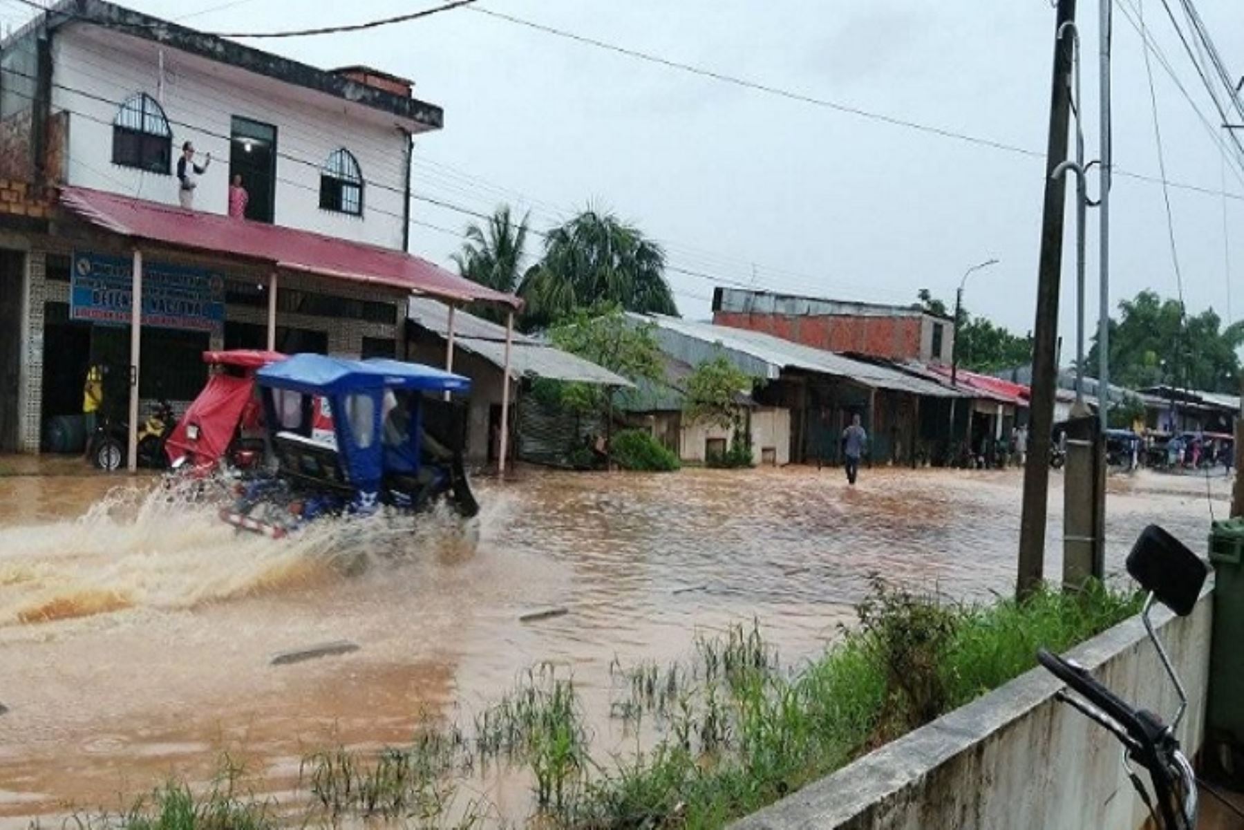 Varios centros poblados de los distritos de Caynarachi y Tres Unidos, región San Martín, resultaron afectados por el desborde de ríos. ANDINA/Archivo
