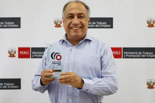 Palacios Gallegos destacó que el reconocimiento se orienta a facilitar la implementación del trabajo decente, promovido por las políticas de Estado. Foto: Difusión