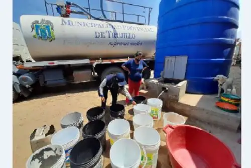 Durante el 2020 se repartieron más de 13,205,000 litros de agua potable a varios centros poblados.