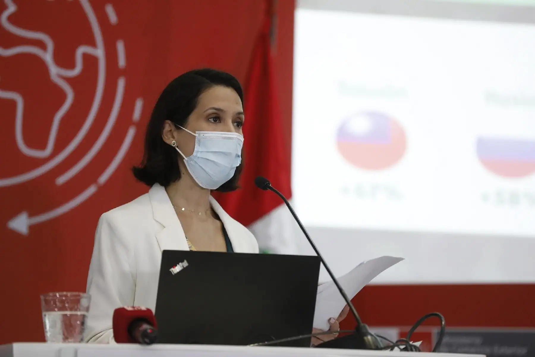 Ministra de Comercio Exterior y Turismo, Claudia Cornejo. Cortesía Mincetur