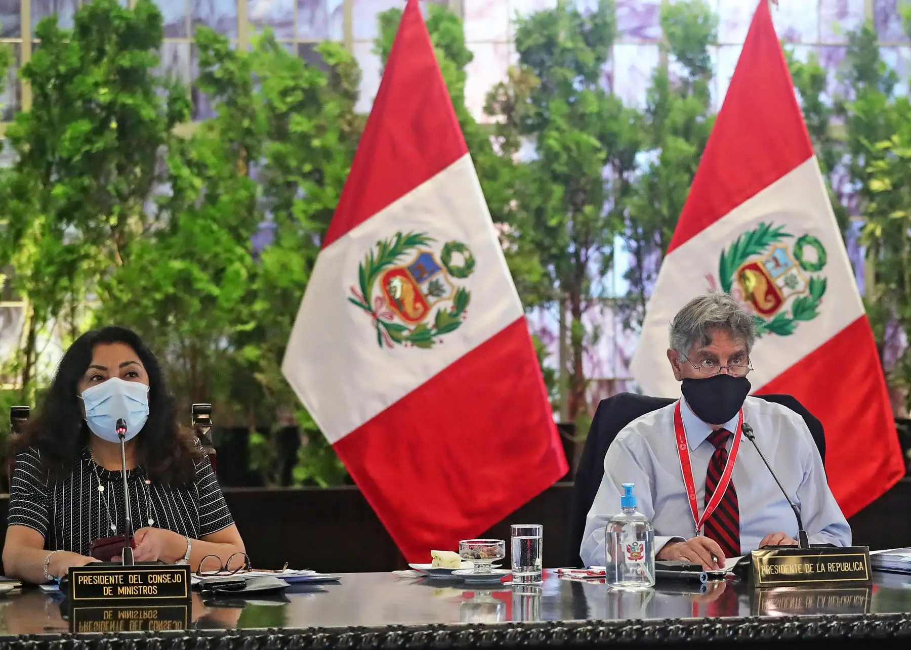 Presidente Francisco Sagasti lidera nueva sesión del Consejo de Ministros.