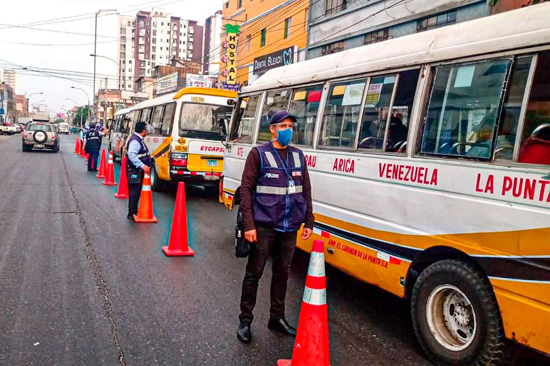 Personal de la ATU supervisa el transporte público en Lima y Callao. Foto: ANDINA/difusión.