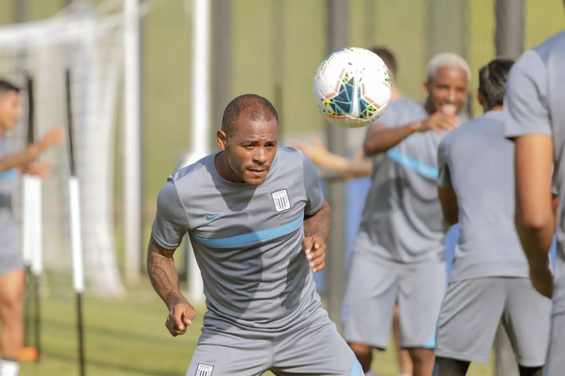 El club Alianza Lima realizó sus entrenamientos en las instalaciones del Colegio de la Imaculada, en Surco. Foto: Club Alianza Lima