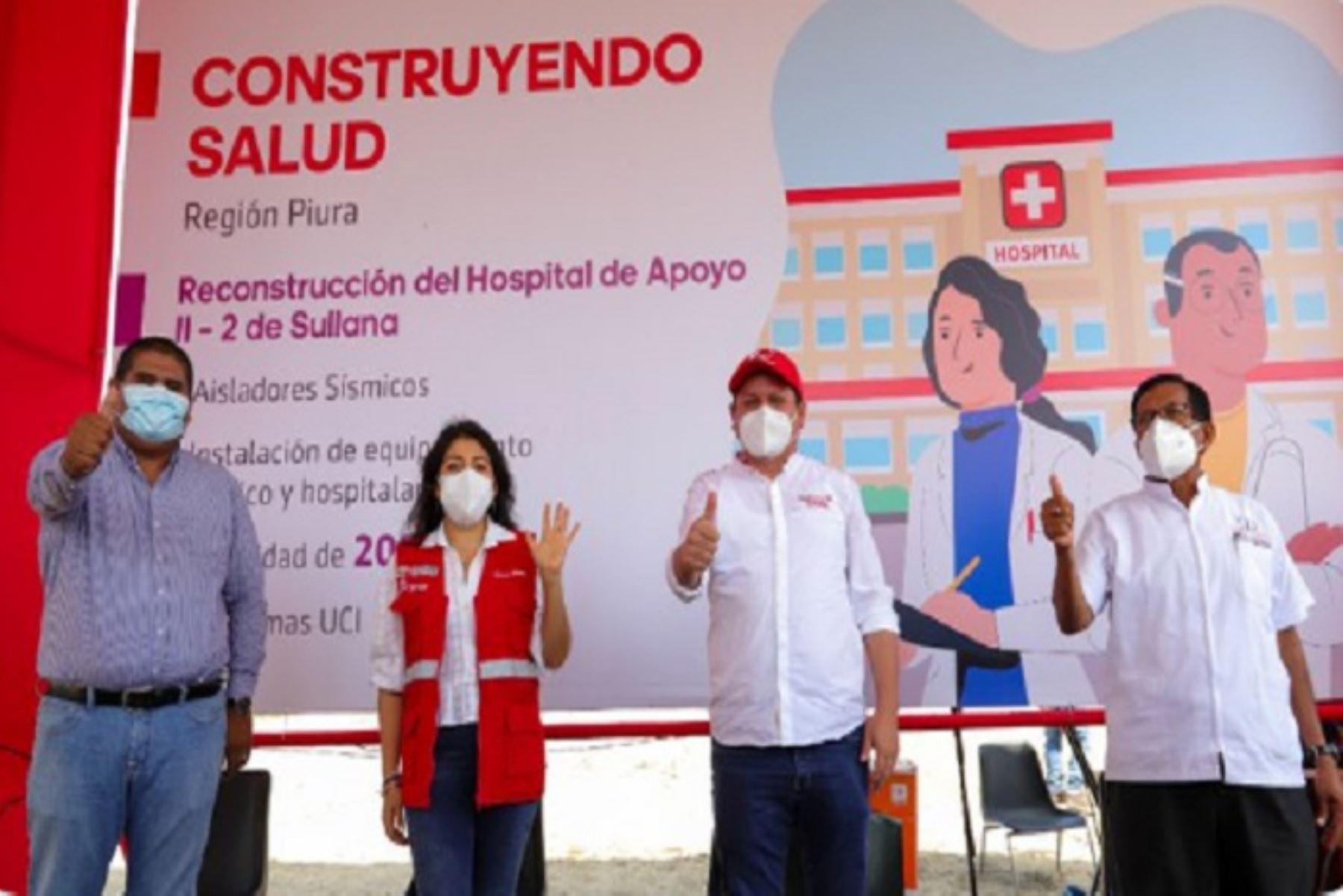 La titular de la ARCC inauguró el local escolar N° 20133, Felipe Cossio del Pomar, en el distrito de Castilla.