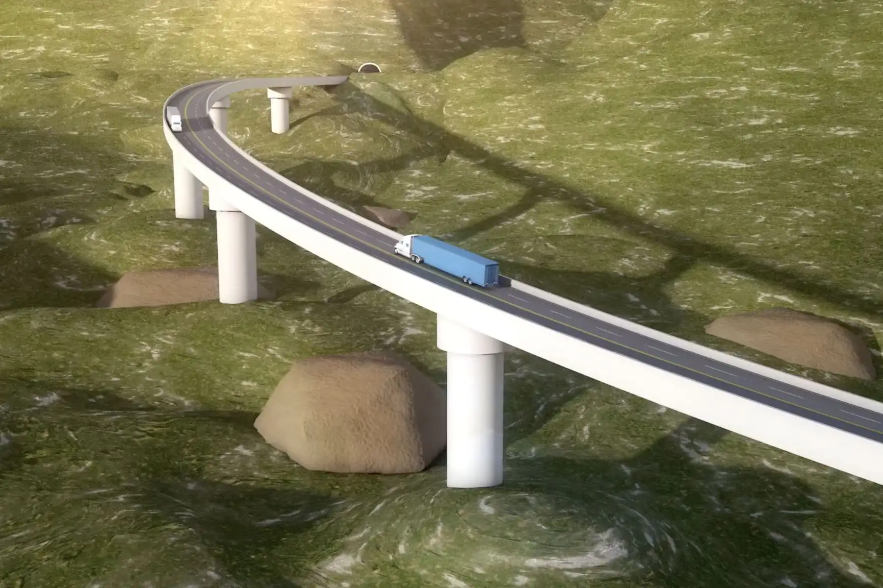 Proyecto de la nueva Carretera Central. Captura TV