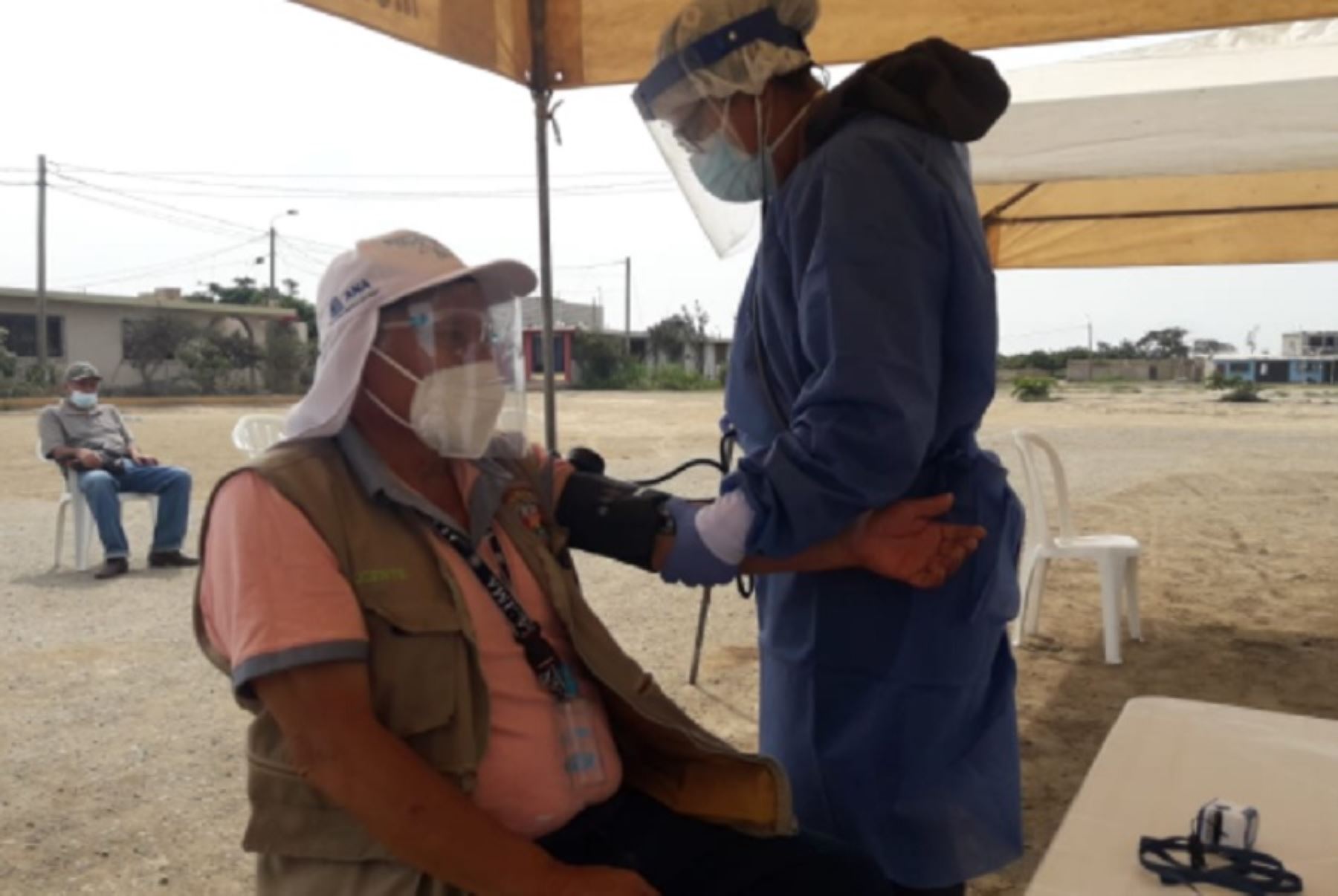 Alrededor de 200 personas recibieron atención médica gratuita en una campaña de salud de prevención contra la covid-19 en el distrito de Magdalena de Cao, provincia de Ascope, en La Libertad,