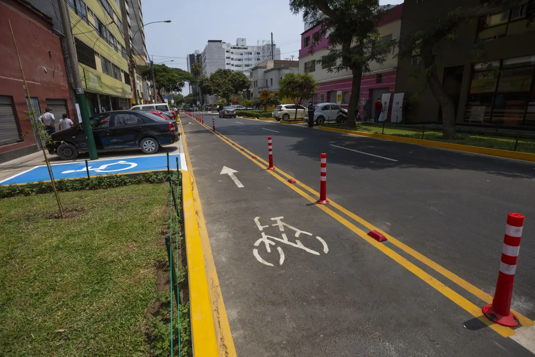 Alcalde Jorge Muñoz inaugura pistas en las calles Horacio Urteaga con Mello Franco en Jesús María. Foto: MML