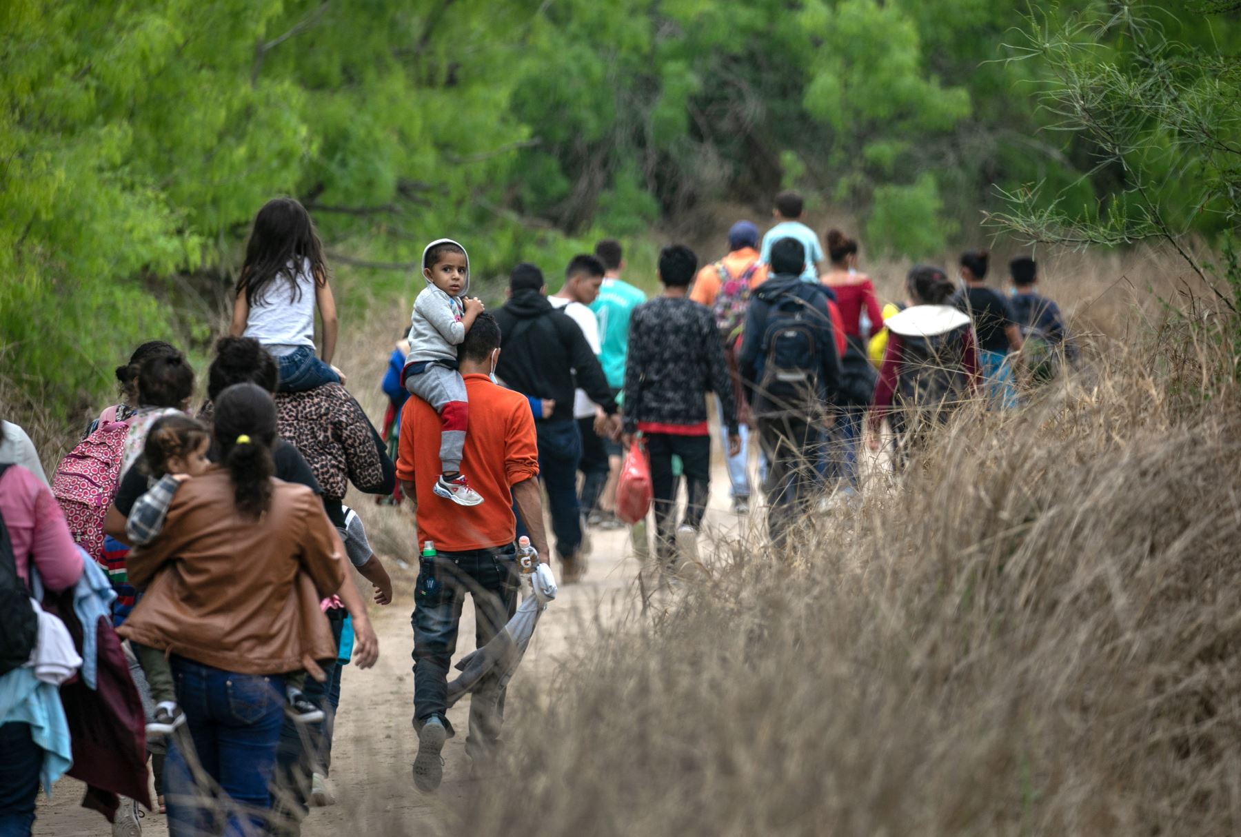 En febrero más de 9,000 menores no acompañados -la mayoría de México y de América Central- ingresaron a Estados Unidos. Foto: AFP