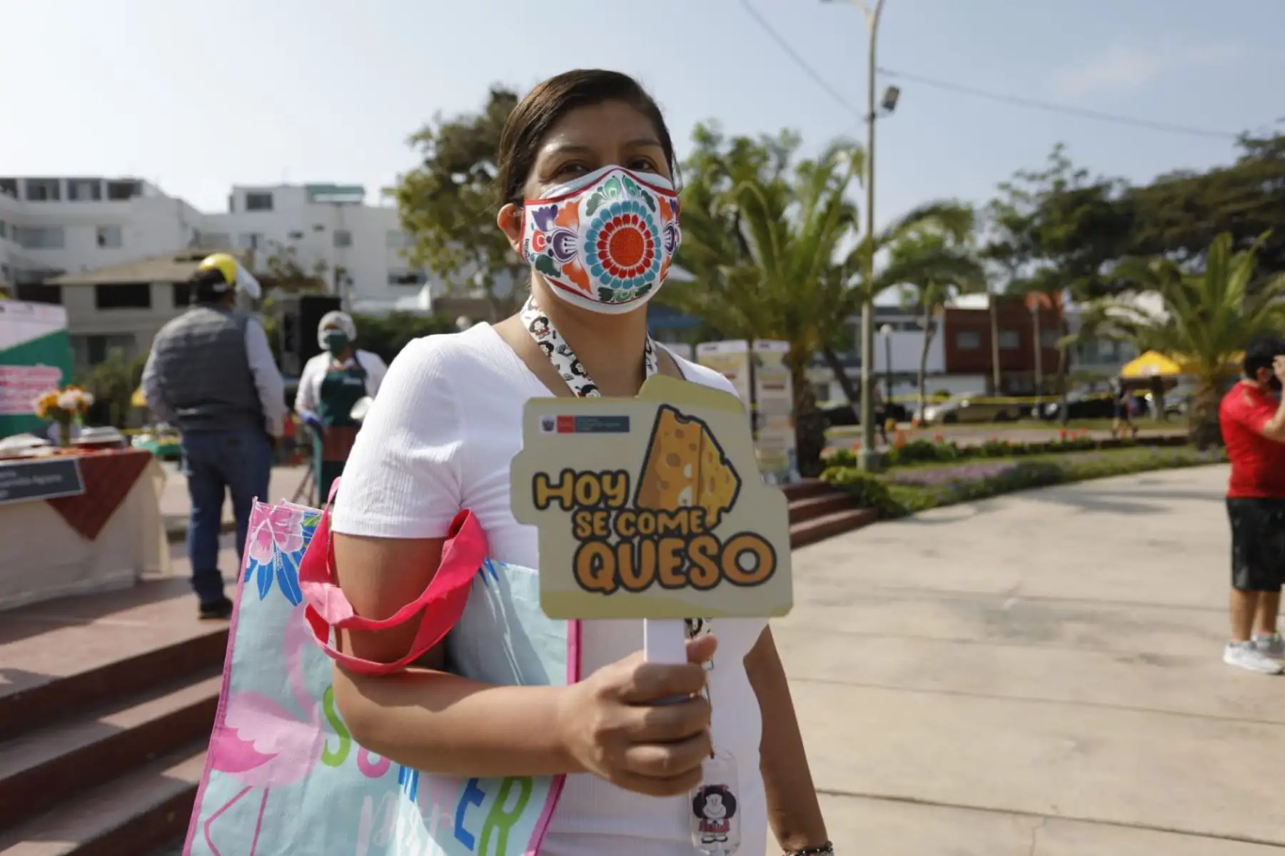 Lanzamiento de la Campaña del Queso en el Mercado MIDAGRI "De la Chacra a la Olla 2021", denominada “ Maestros Queseros del Perú : de su variedad sus sabores “. El evento se realiza en el parque de Las Américas en el distrito de Pueblo Libre.
Foto: Midagri
