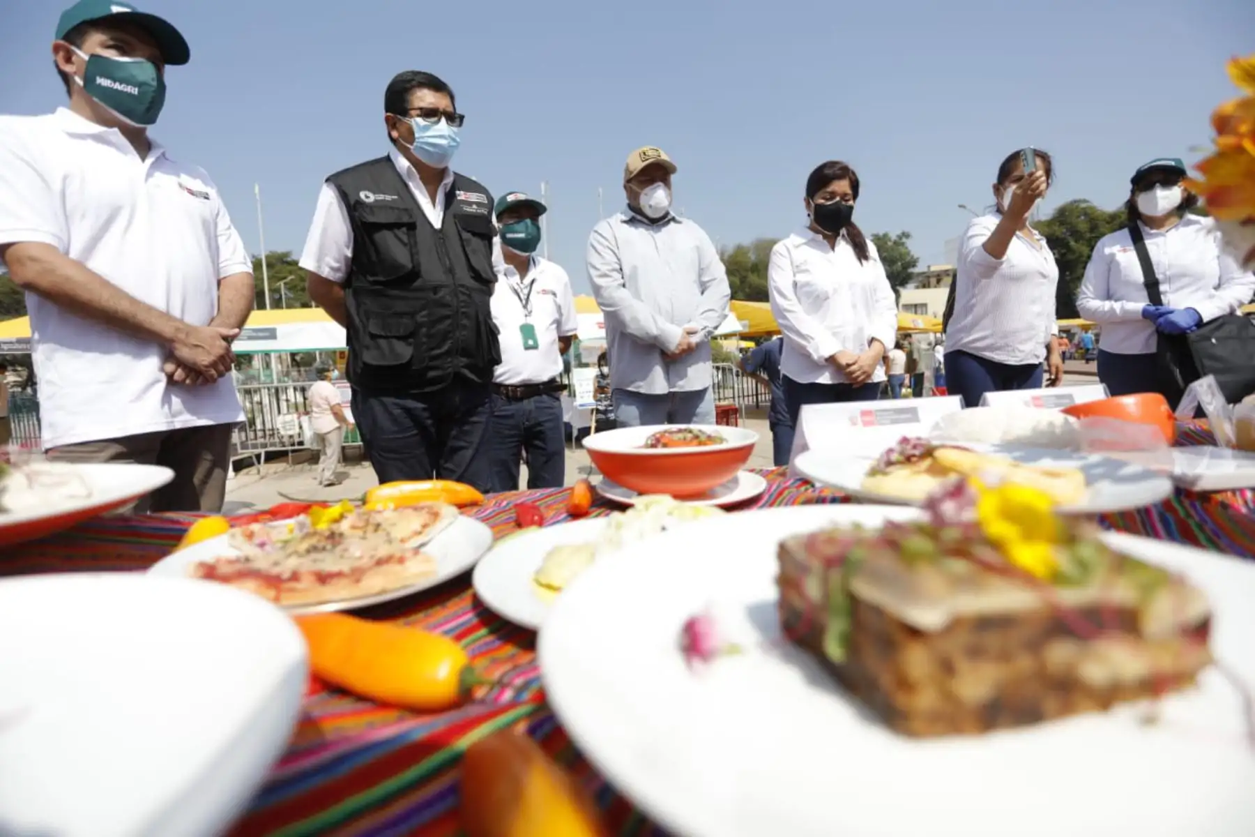 Lanzamiento de la Campaña del Queso en el Mercado MIDAGRI "De la Chacra a la Olla 2021", denominada “ Maestros Queseros del Perú : de su variedad sus sabores “. El evento se realiza en el parque de Las Américas en el distrito de Pueblo Libre.
Foto: Midagri
