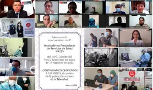 Los establecimientos de salud de los penales Miguel Castro Castro, Lurigancho, Callao, La Oroya y Huancayo se incorporaron a la Red Nacional de Telesalud del Ministerio de Salud, a través de la cual podrán contactarse con centros de salud y hospitales de mayor nivel resolutivo para el tratamiento y diagnóstico de sus pacientes.