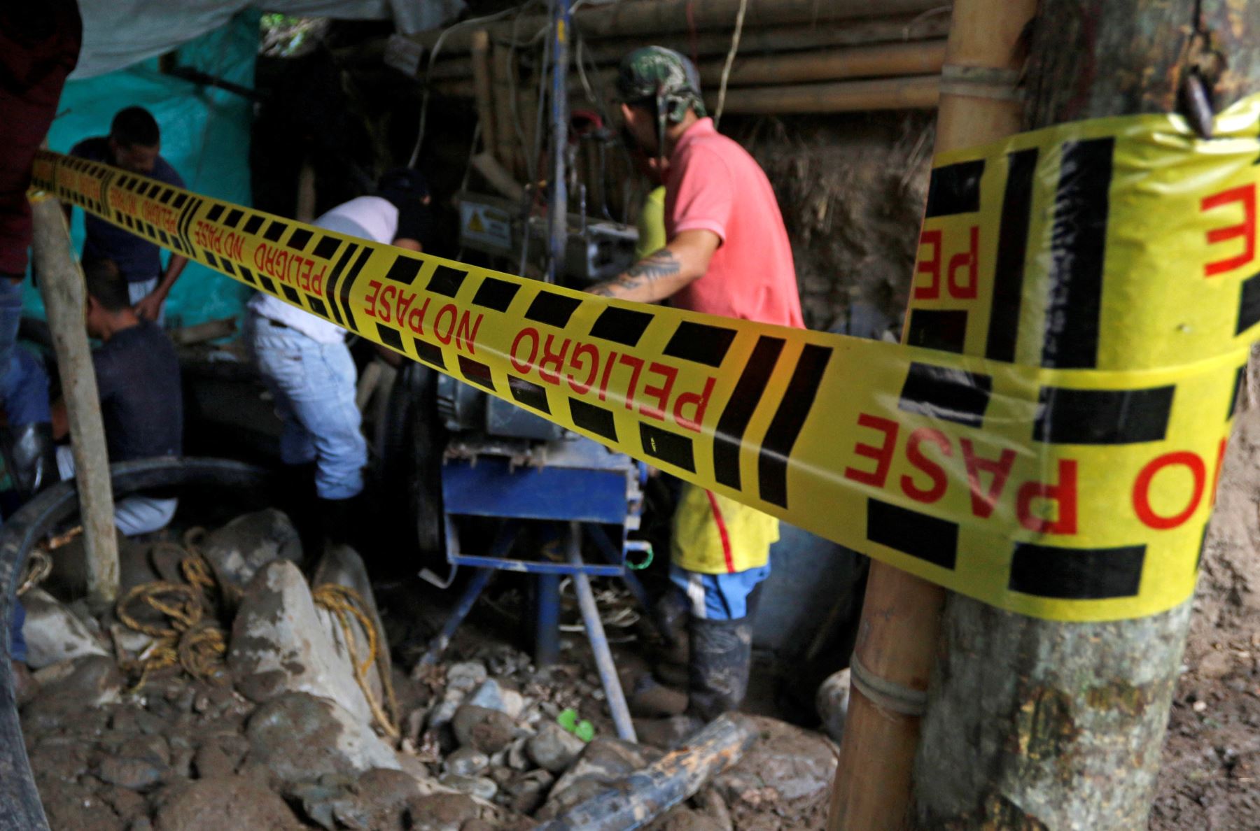 Los accidentes de este tipo son frecuentes en Colombia, donde las rentas de la minería ilegal de oro superan las del narcotráfico, según la fiscalía general. Foto: AFP