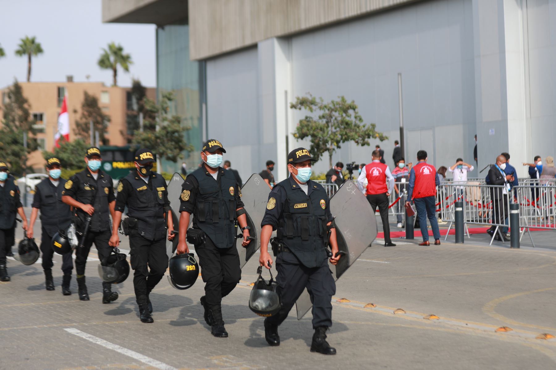 Seguridad policial en debate presidencial. Foto: ANDINA/Carla Patiño Ramírez.