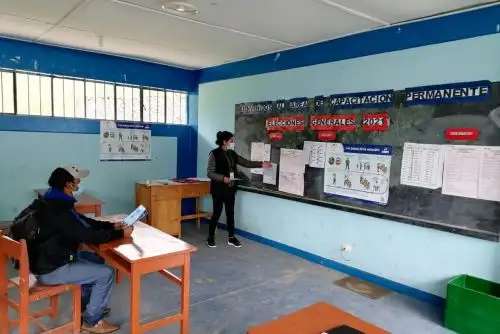 La ODPE Sánchez Carrión pidió a los electores de Sarín y Sartibamba confirmar nuevamente su local de votación. Foto: ANDINA/Difusión