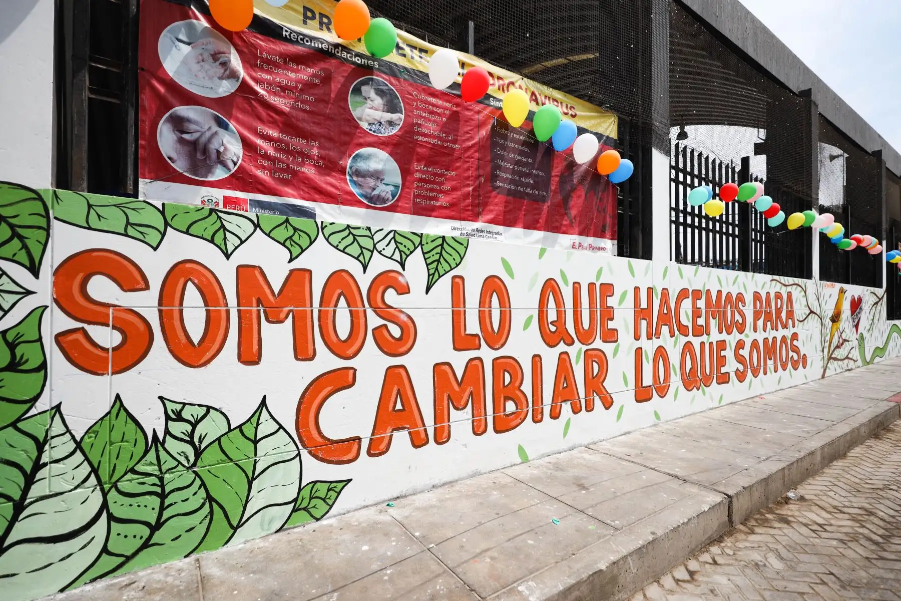 MML inaugura mural y recupera espacio público en el Cercado de Lima. Foto: MML