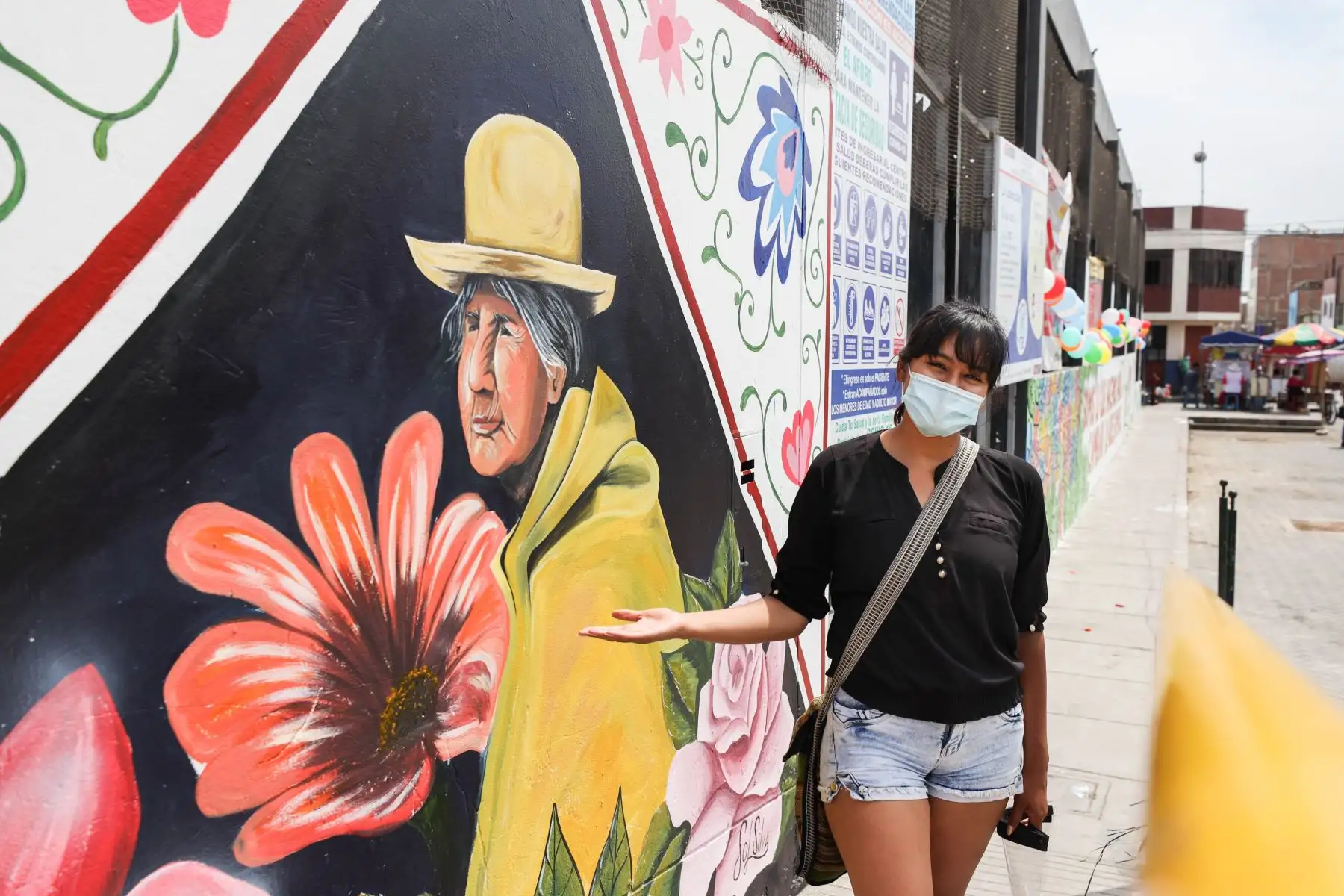 MML inaugura mural y recupera espacio público en el Cercado de Lima. Foto: MML
