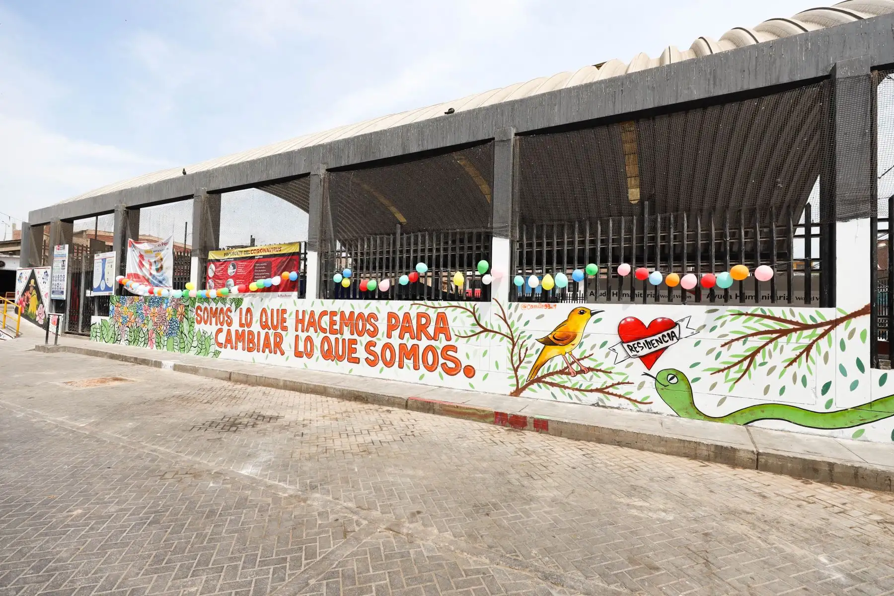 MML inaugura mural y recupera espacio público en el Cercado de Lima. Foto: MML