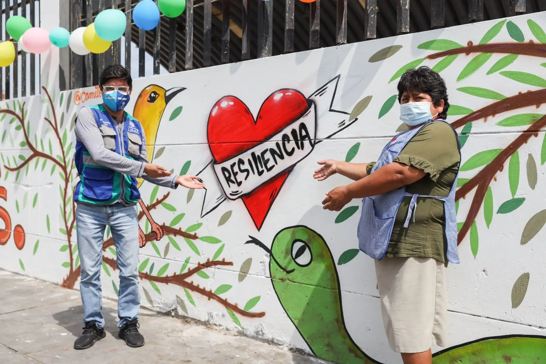 MML inaugura mural y recupera espacio público en el Cercado de Lima. Foto: MML