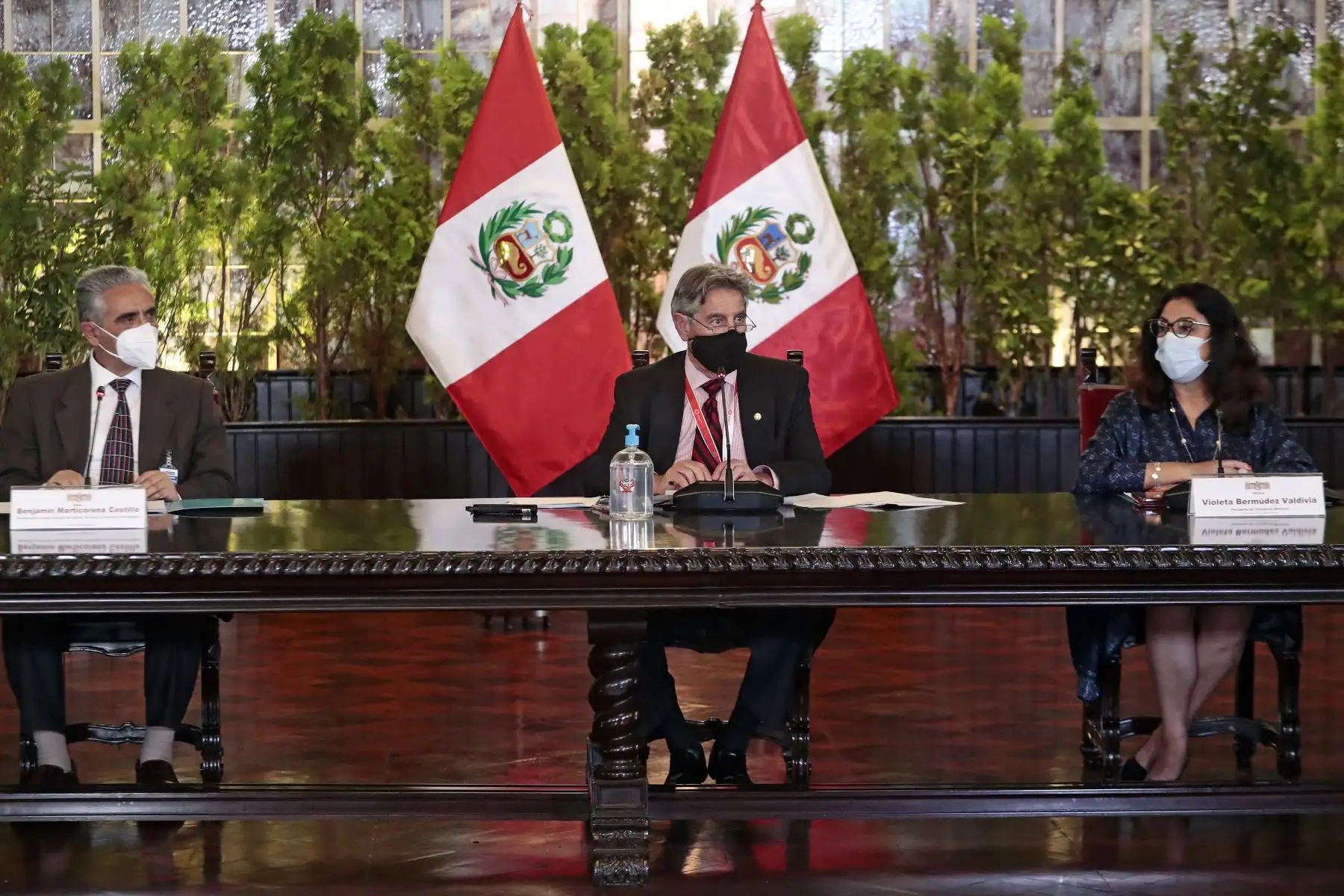 El presidente Francisco Sagasti, lidera sesión de instalación de la Comisión Multisectorial de Ciencia, Tecnología e Innovación. Foto: ANDINA/ Prensa Presidencia El presidente Francisco Sagasti, lidera sesión de instalación de la Comisión Multisectorial de Ciencia, Tecnología e Innovación. Foto: ANDINA/ Prensa Presidencia