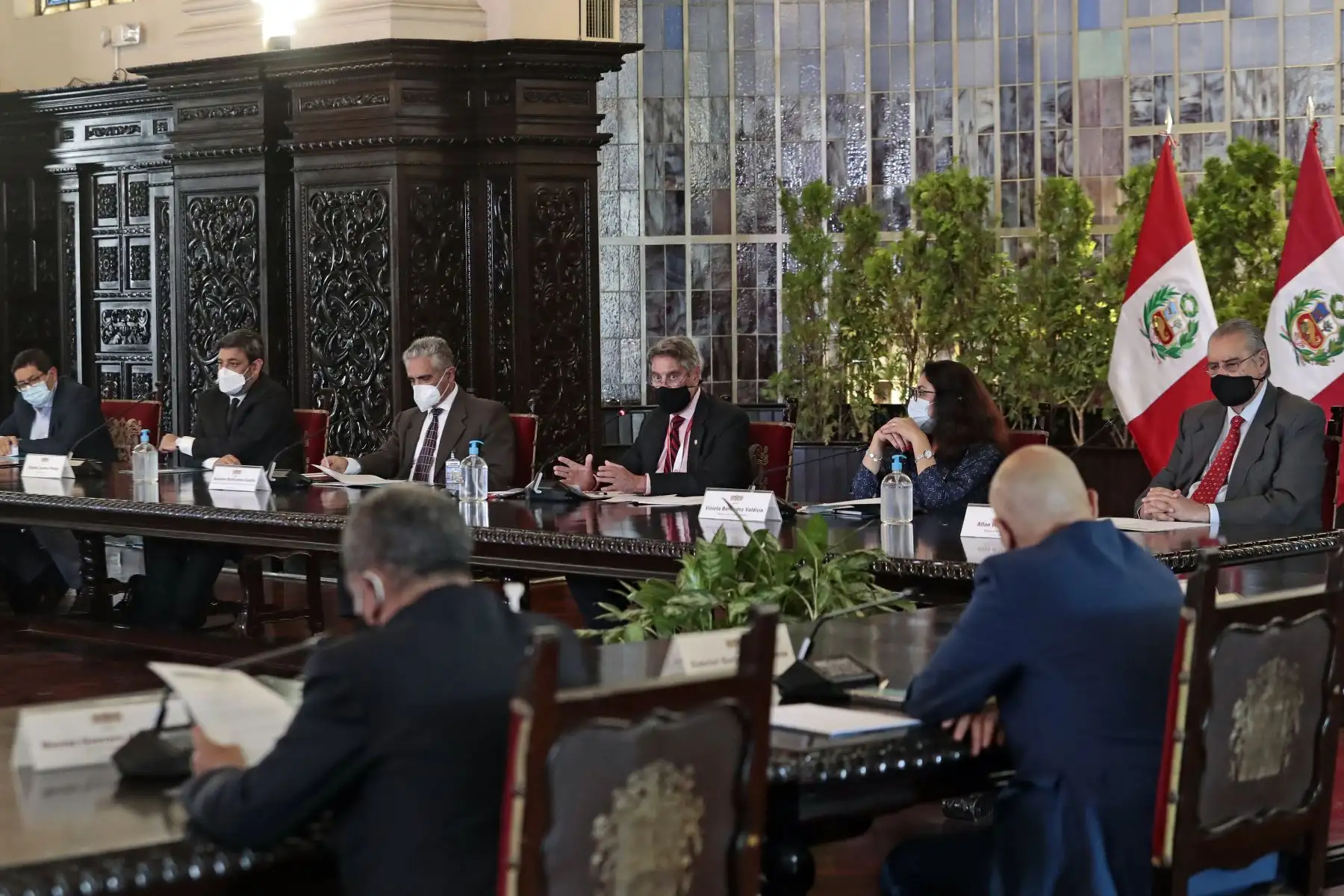 El presidente Francisco Sagasti, lidera sesión de instalación de la Comisión Multisectorial de Ciencia, Tecnología e Innovación. Foto: ANDINA/ Prensa Presidencia El presidente Francisco Sagasti, lidera sesión de instalación de la Comisión Multisectorial de Ciencia, Tecnología e Innovación. Foto: ANDINA/ Prensa Presidencia