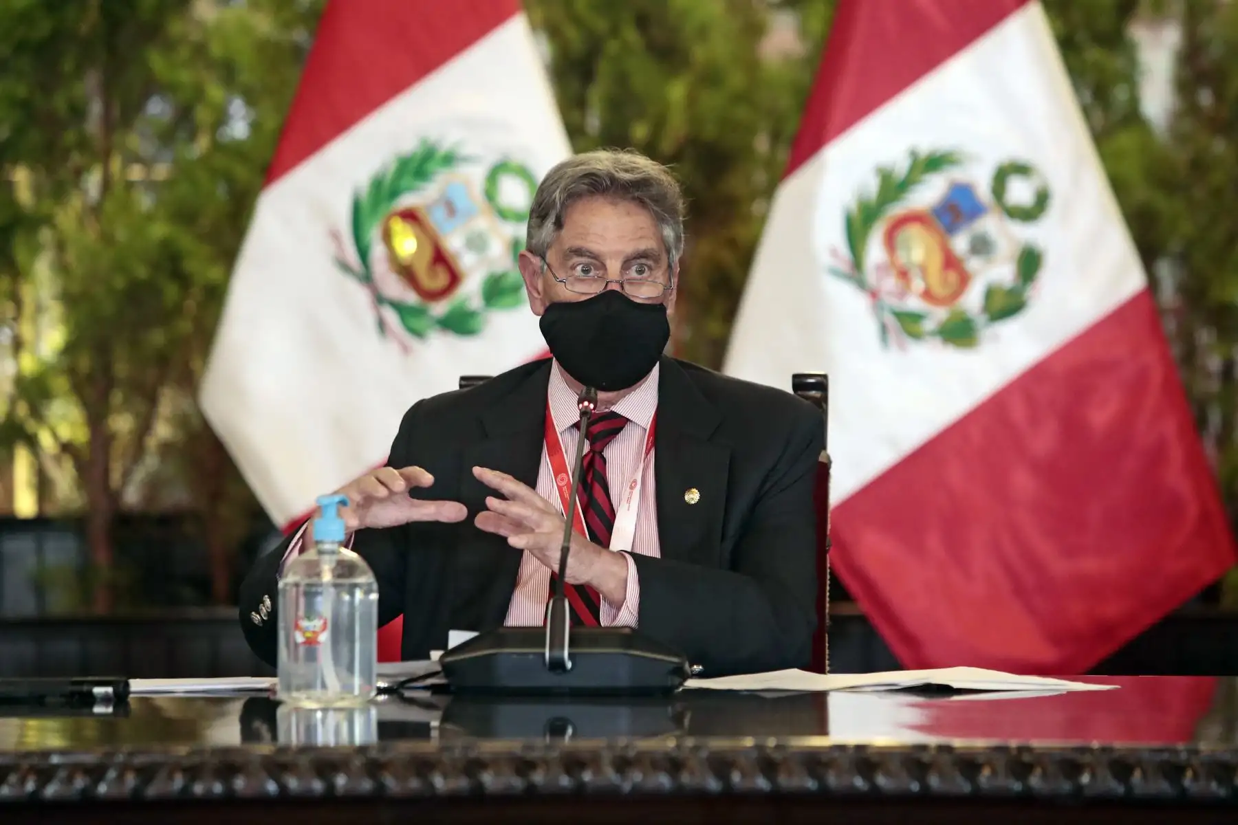 El presidente Francisco Sagasti, lidera sesión de instalación de la Comisión Multisectorial de Ciencia, Tecnología e Innovación. Foto: ANDINA/ Prensa Presidencia El presidente Francisco Sagasti, lidera sesión de instalación de la Comisión Multisectorial de Ciencia, Tecnología e Innovación. Foto: ANDINA/ Prensa Presidencia