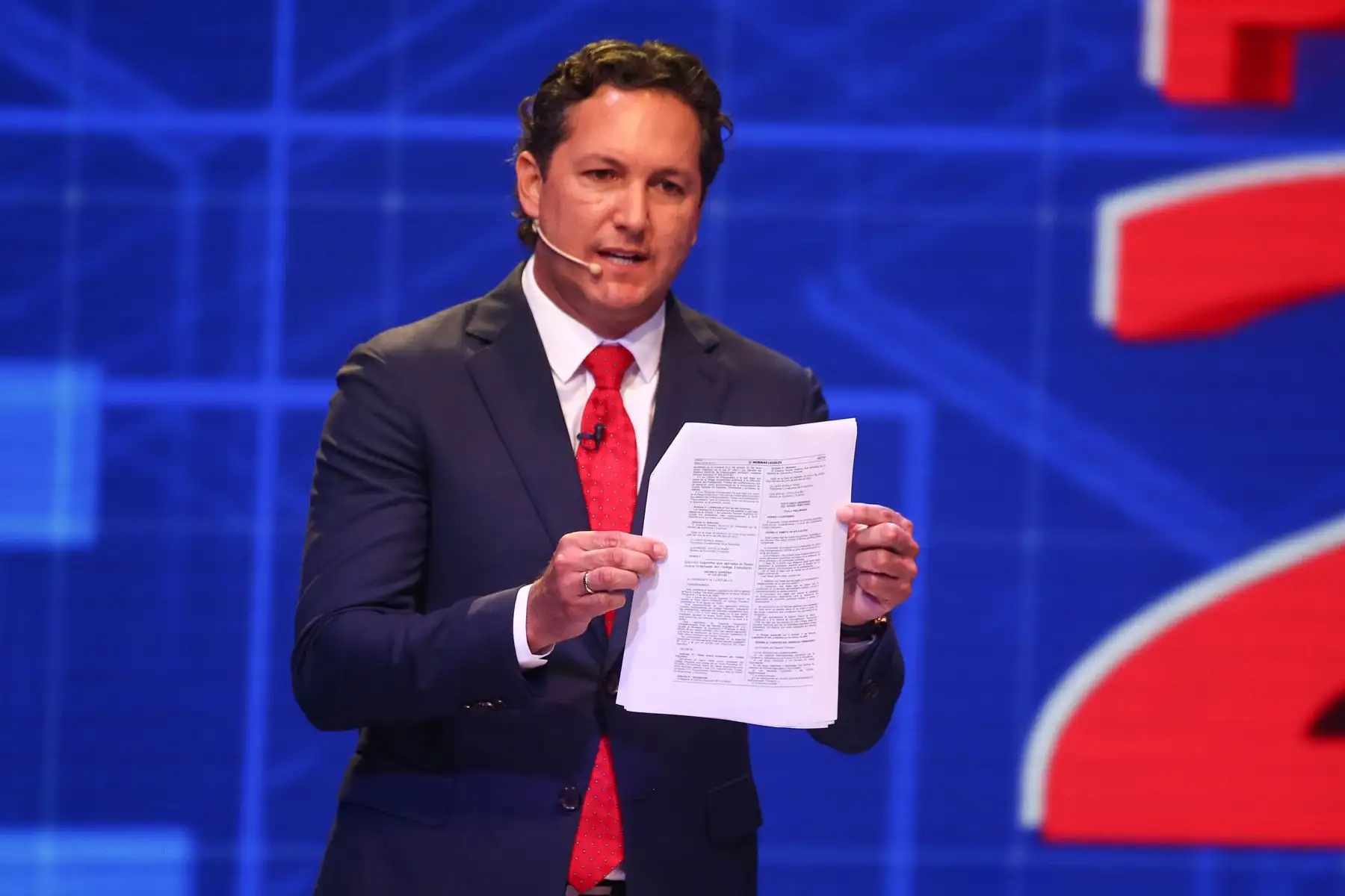 Daniel Salaverry, candidato a la Presidencia de la República por Somos Perú. ANDINA/Vidal Tarqui