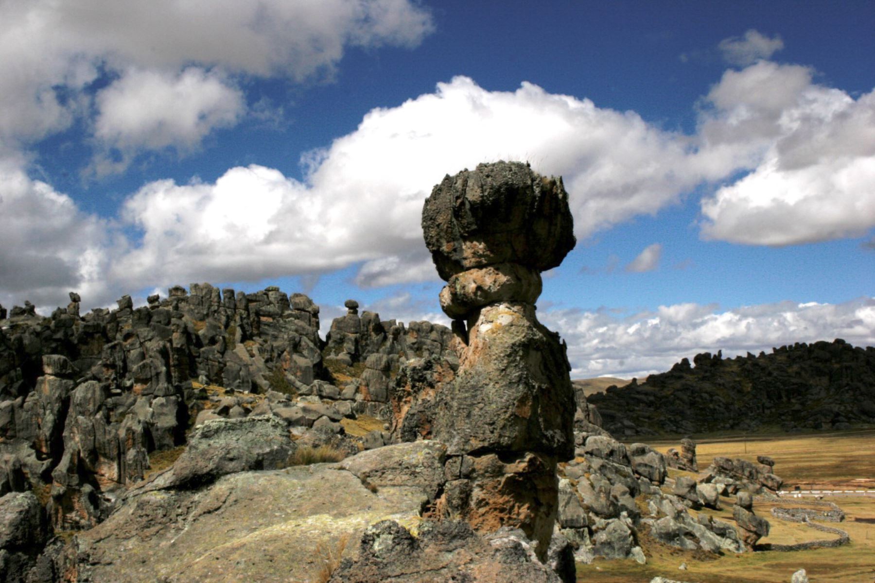 Bosque de rocas de Huayllay, ubicado en la meseta de Bombón, en la región Pasco. Foto: ANDINA/Ingemmet