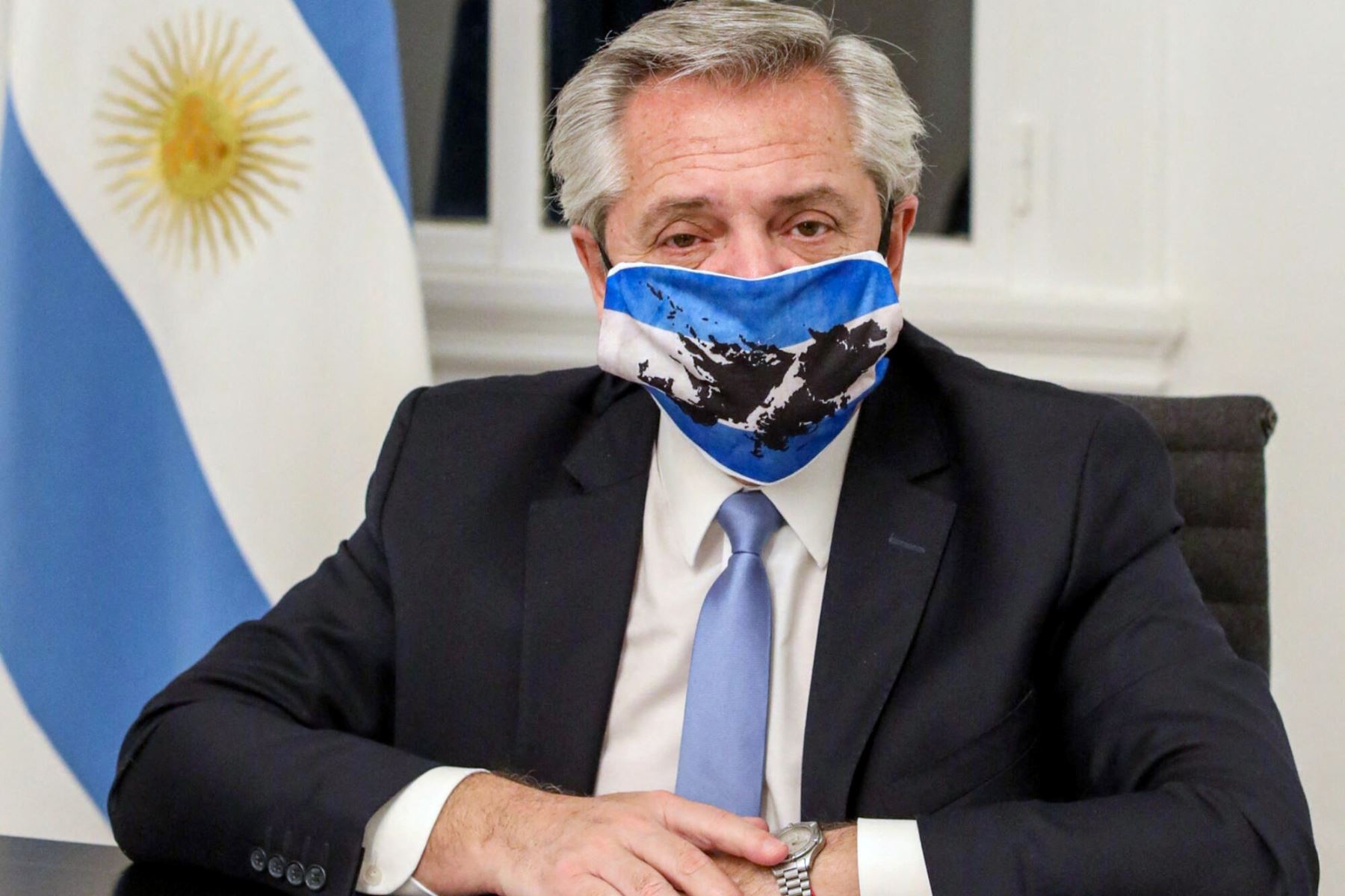 Fotografía distribuida por la prensa oficial argentina. Foto: AFP