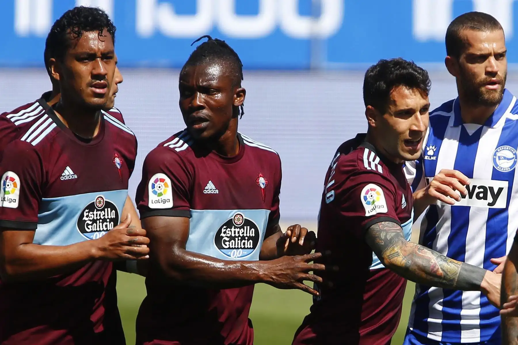 Los celtiñas se quedaron con diez jugadores en el inicio de la segunda parte por la expulsión de Jeison Murillo, pero ni así los locales lograron meterse en el partido y ponerle pimienta a un envite con claro color celeste.
Foto: Facebook Celta de Vigo