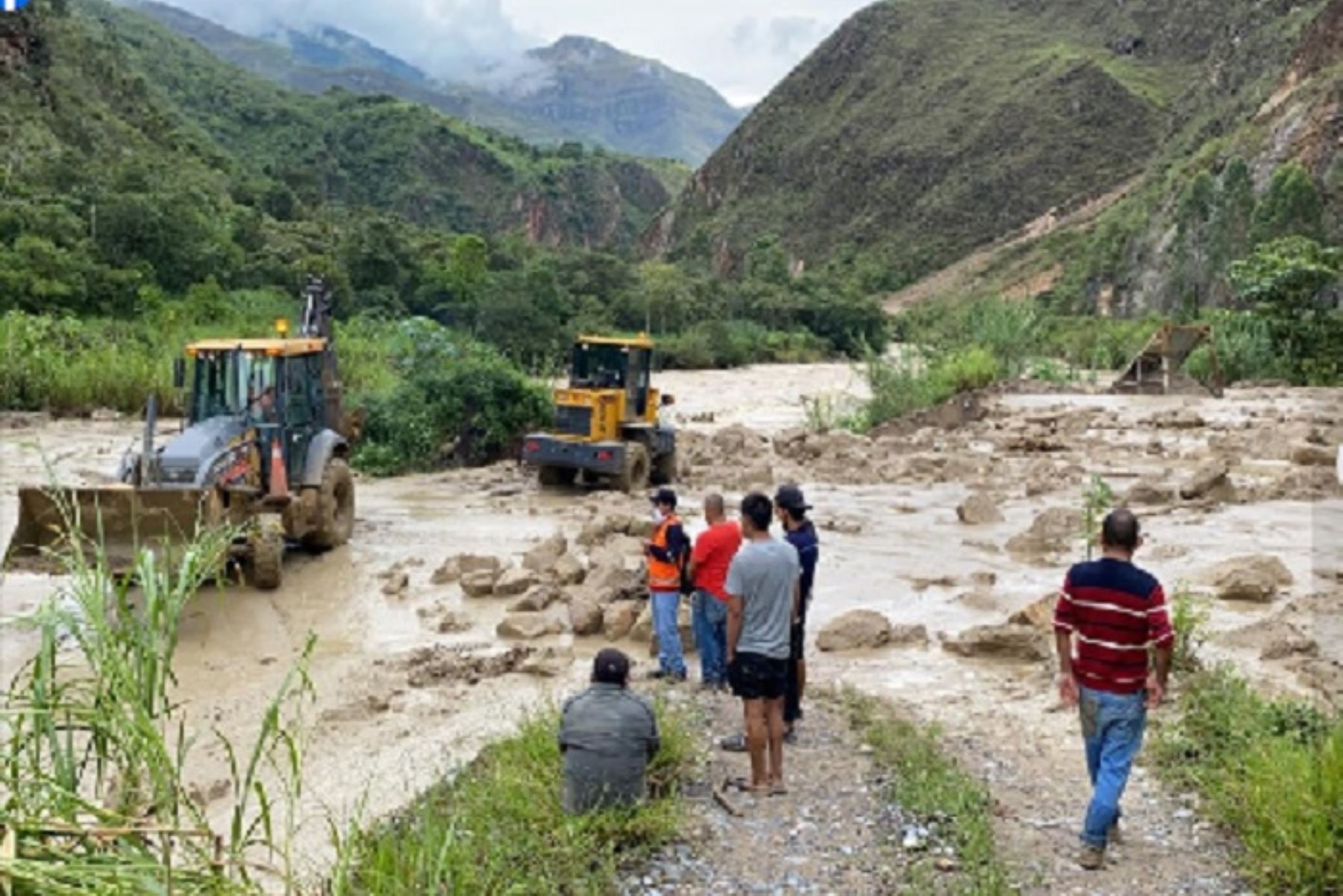 Amazonas: recuperan tránsito en vía Pedro Ruiz–Chachapoyas afectada por deslizamiento