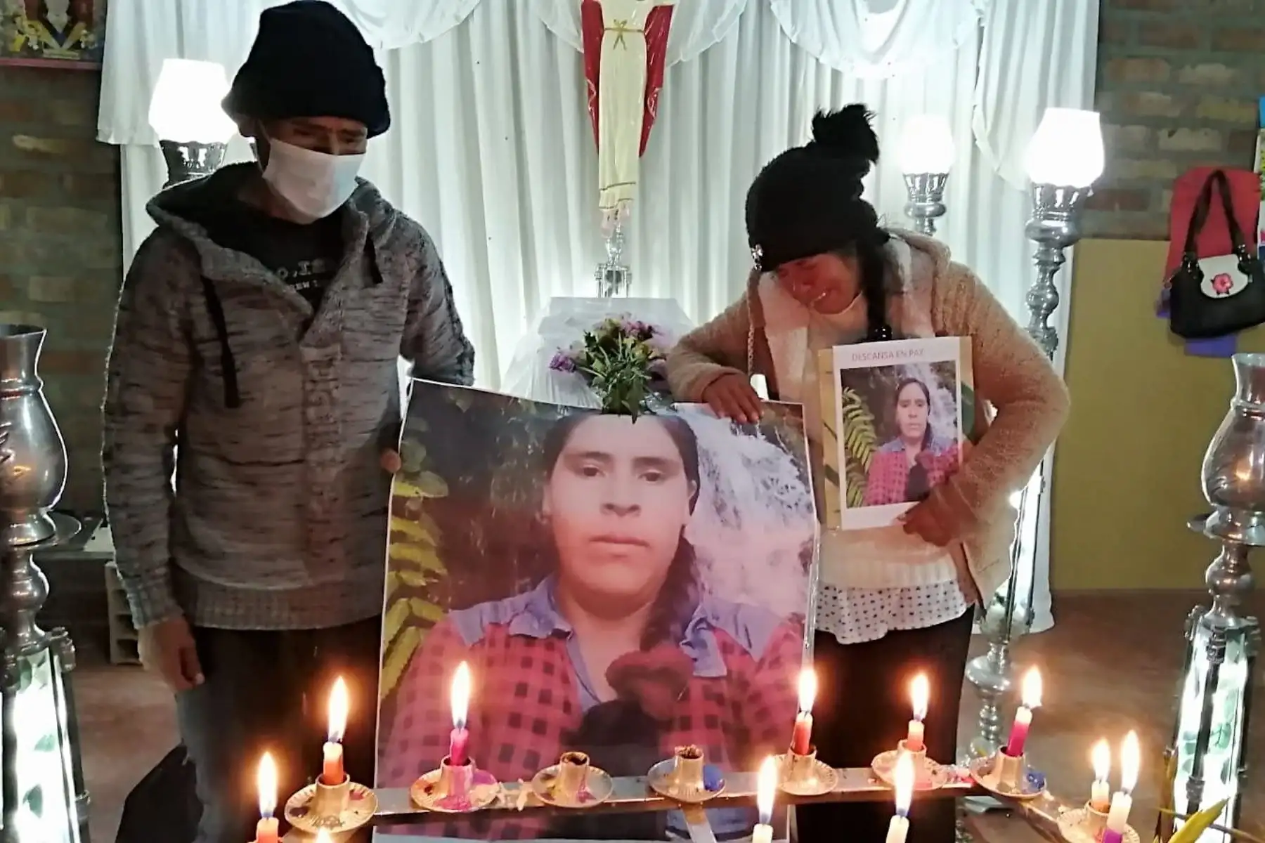 Deudos de Yorlinda Morales reclaman justicia en la región Junín.