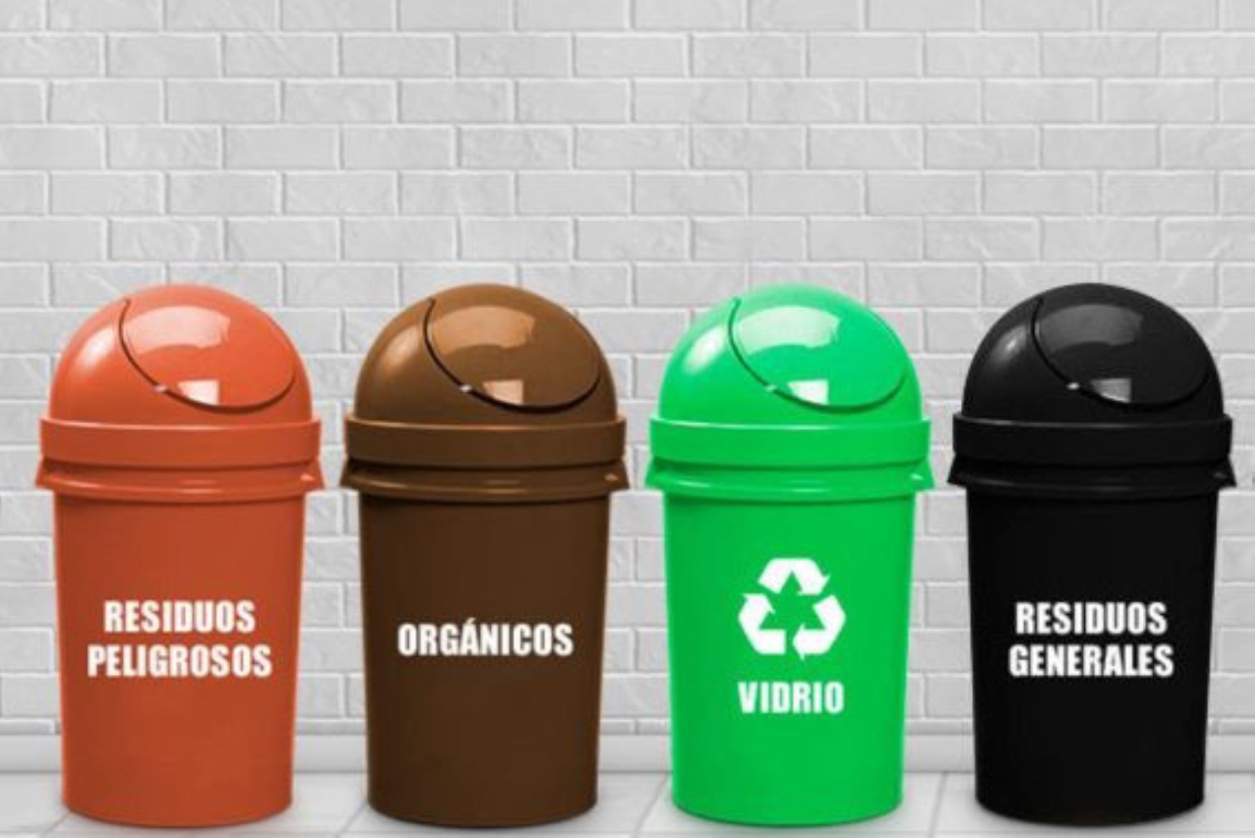 El código de colores para el almacenamiento de residuos sólidos permitirá hacer una segregación responsable de los residuos sólidos en el Perú. Foto: ANDINA/Difusión