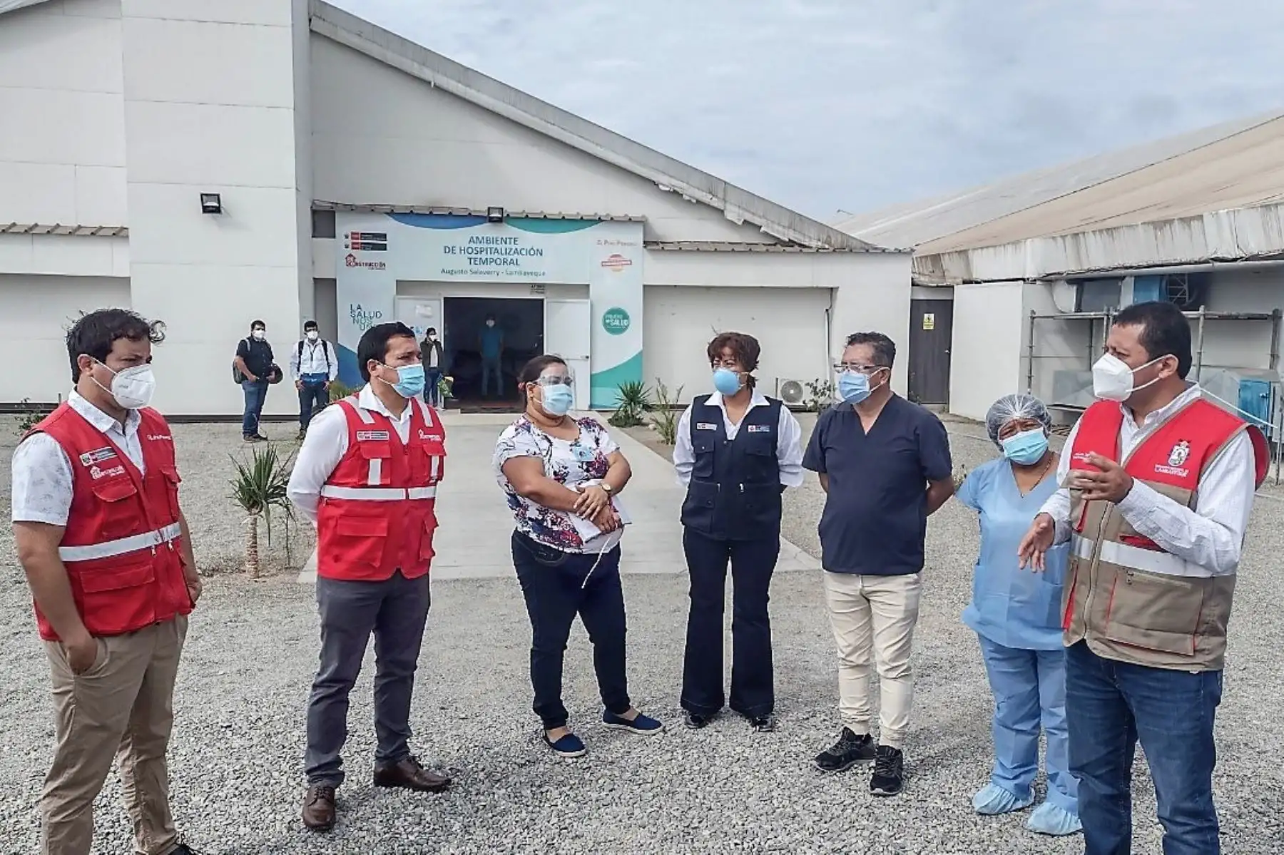 Autoridades regionales de Lambayeque realizaron visita de inspección al centro de atención temporal del distrito de La Victoria. Foto: ANDINA/Difusión