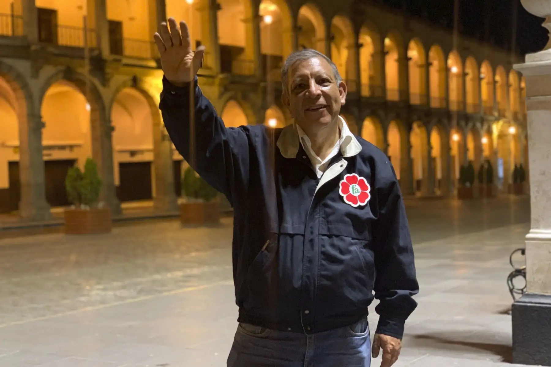 Marco Arana, aspirante a la Presidencia de la República por el Frente Amplio. Foto: ANDINA.