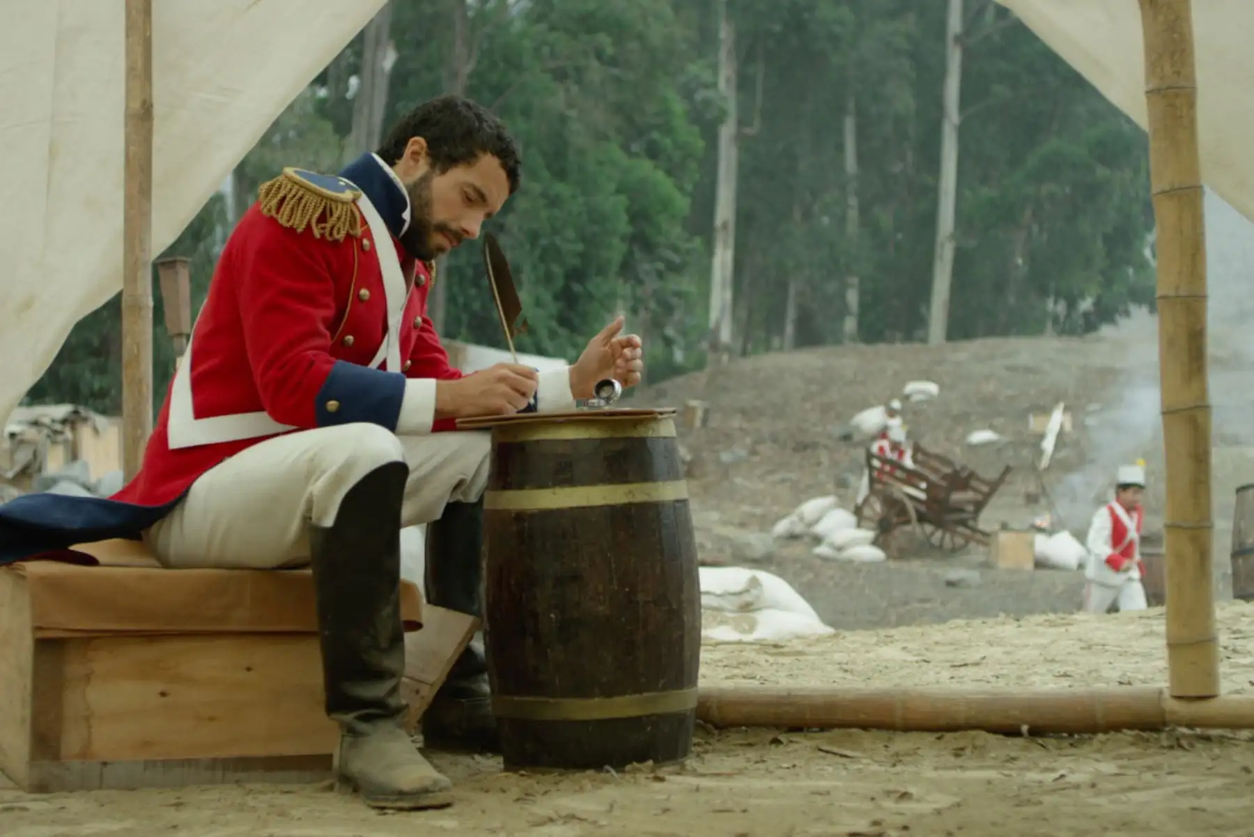 El último bastión es la primera serie peruana y la primera de una televisora estatal latinoamericana que llega a la plataforma mundial Netflix. El trabajo producido por TV Perú cosecha buenas críticas en Hispanoamérica. Foto: TV Perú