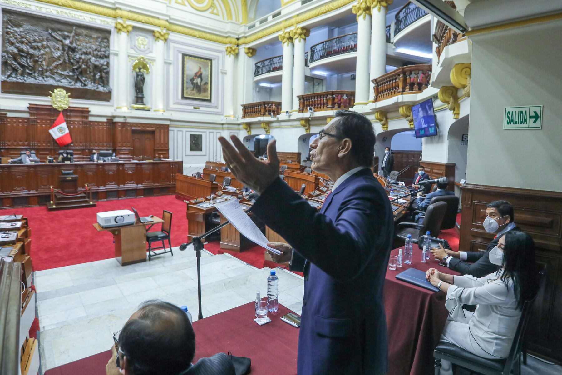 El Congreso aprobó una nueva acusación contra Martín Vizcarra. ANDINA/Difusión