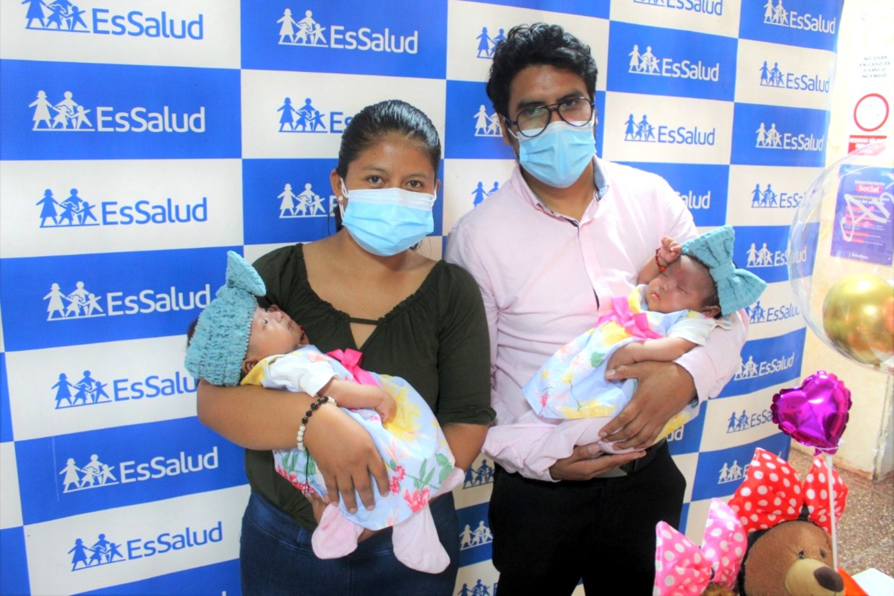 EsSalud: salvan vida de gemelitas prematuras que estuvieron en UCI más de un mes. Foto: ANDINA/Difusión.