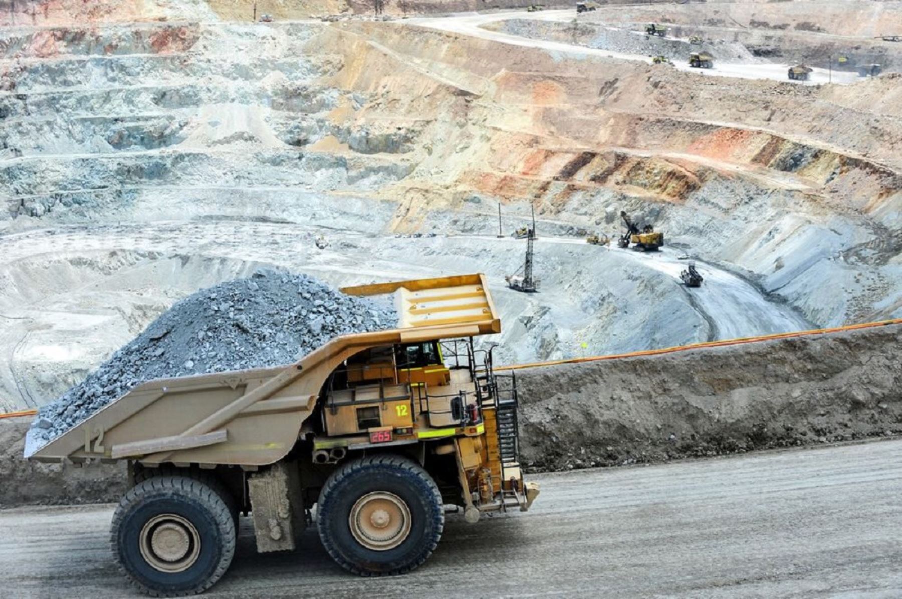 La minería es una de las principales actividades económicas del Perú. Cortesía