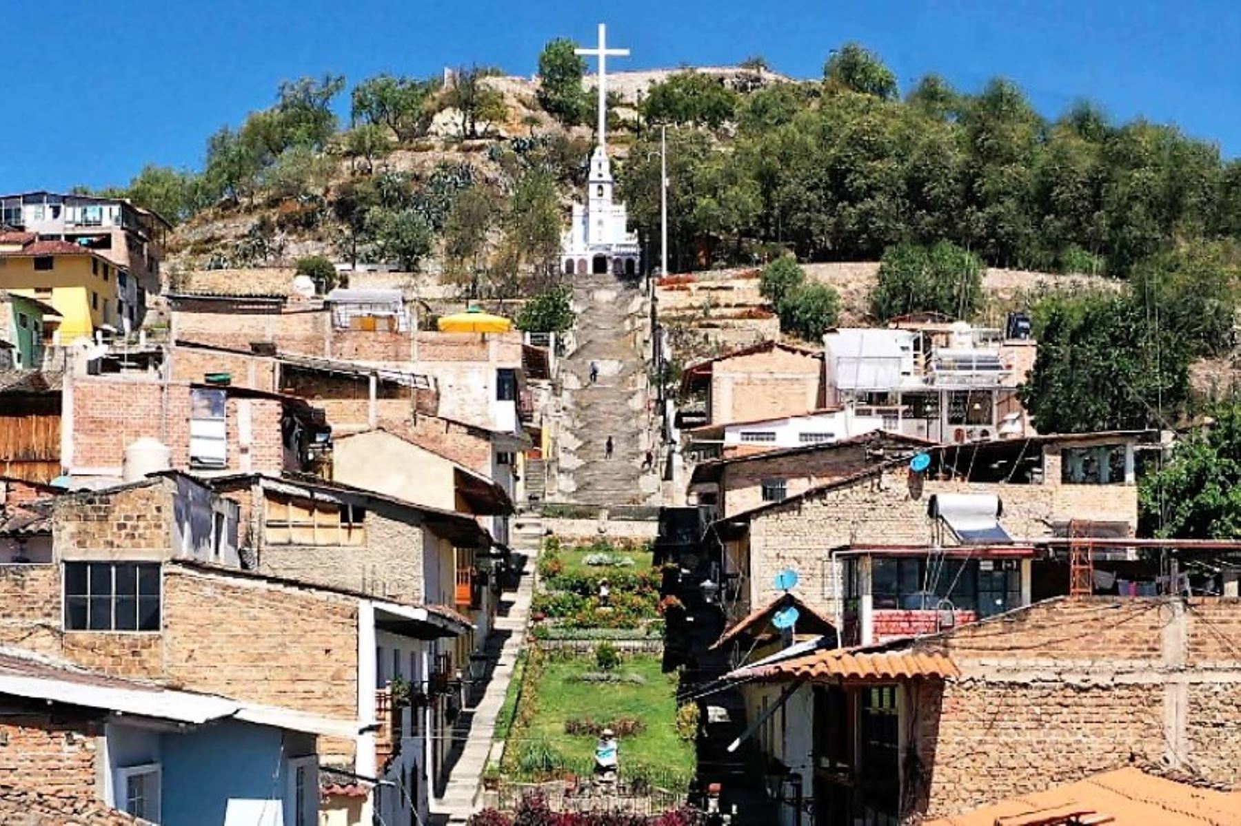 Vista panorámica de un sector de la ciudad de Cajamarca. Foto: Municipalidad Provincial de Cajamarca/Cortesía.