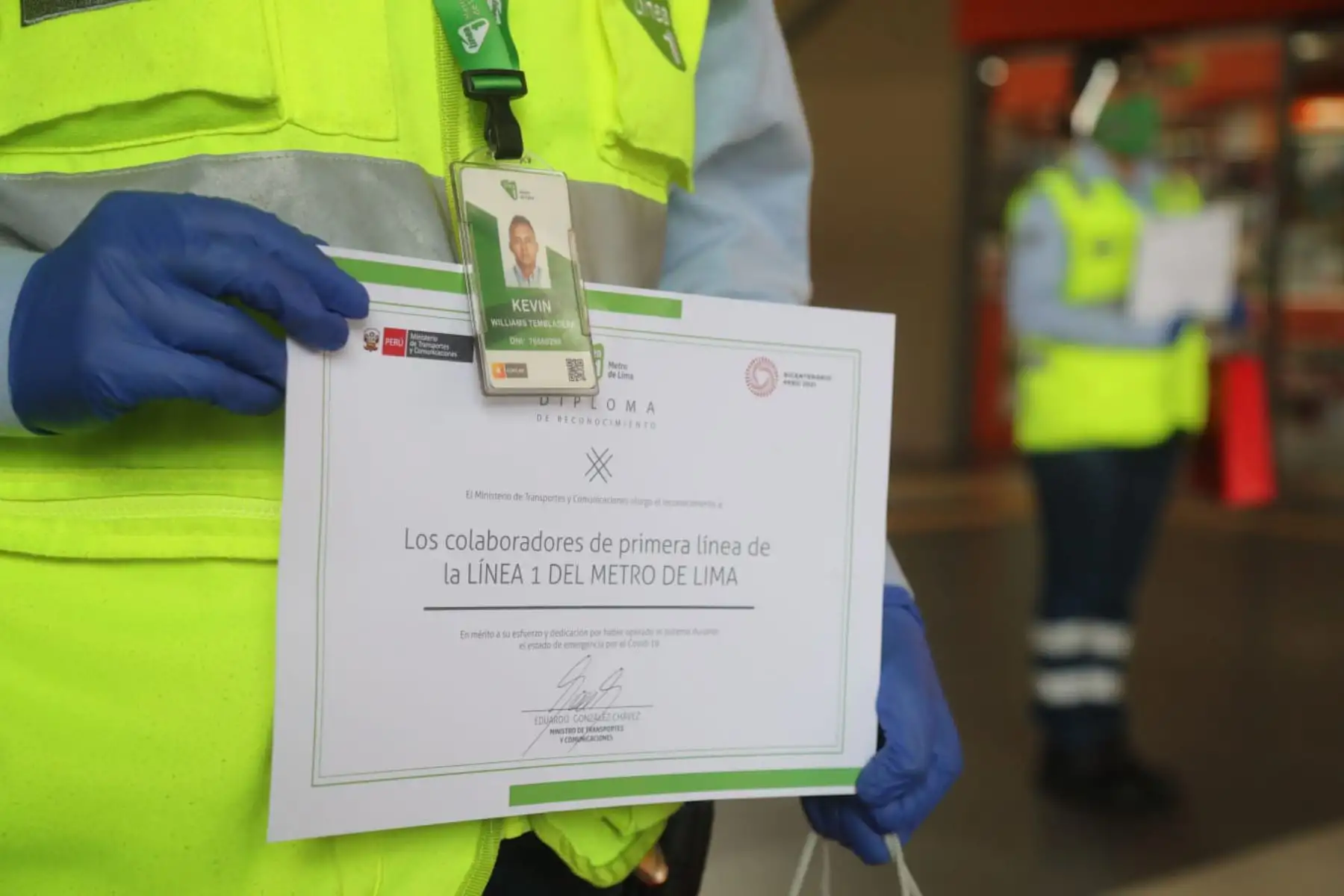 Este domingo, la Línea 1 de Lima cumple 10 años. El ministro Eduardo Gonzalez destacó el importante servicio que brinda en la  ciudad y reconoció el esfuerzo de sus trabajadores porque gracias a ellos miles de pasajeros se siguen trasladando a pesar del estado de emergencia.
Foto:ANDINA/MTC