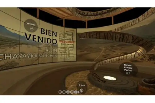 El Museo Civilización Caral tiene más de 100 gráficas, entre infografías, fotos, ilustraciones y recreaciones, con información actualizada y didáctica. Foto: ANDINA/ZAC