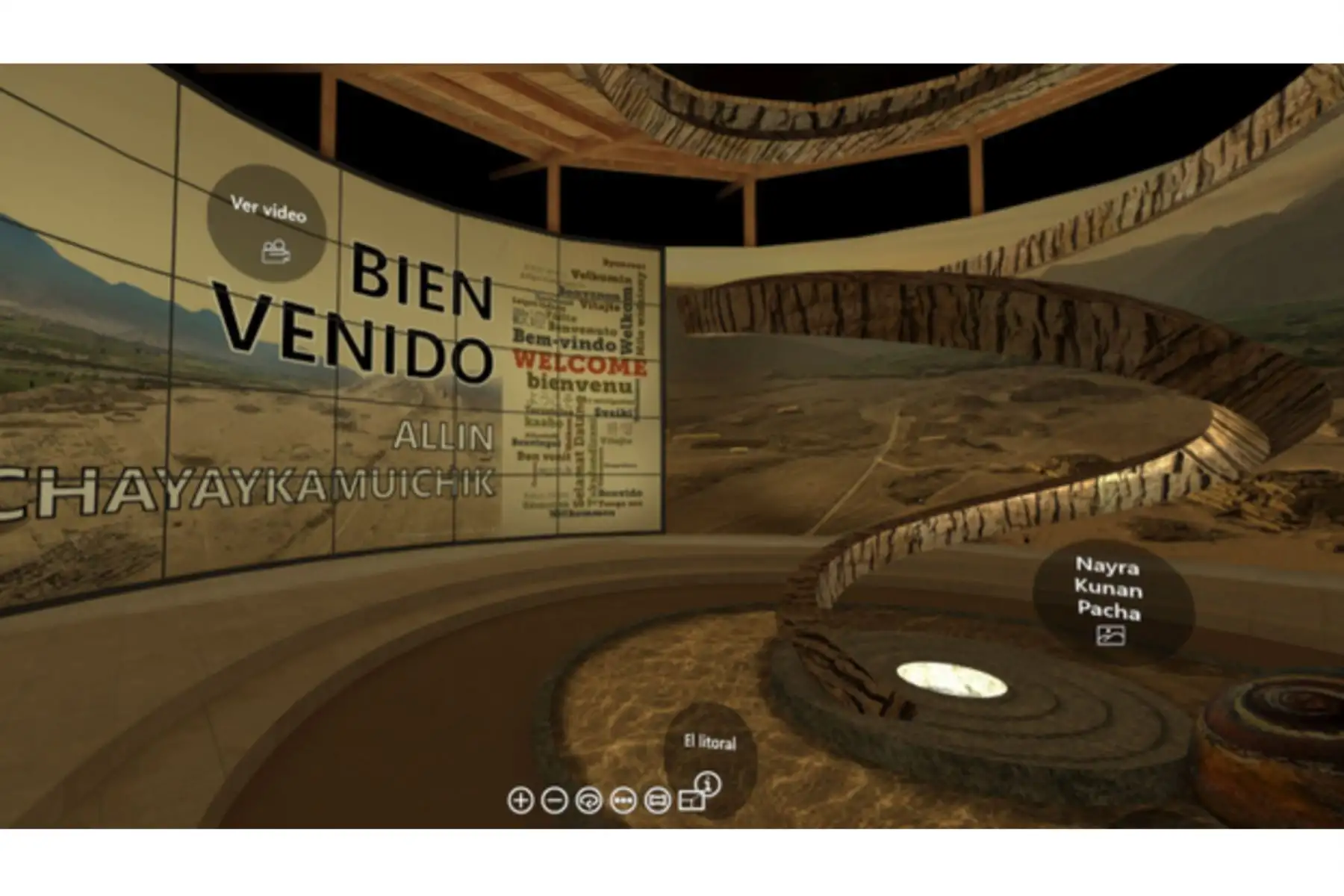 El Museo Civilización Caral tiene más de 100 gráficas, entre infografías, fotos, ilustraciones y recreaciones, con información actualizada y didáctica. Foto: ANDINA/ZAC
